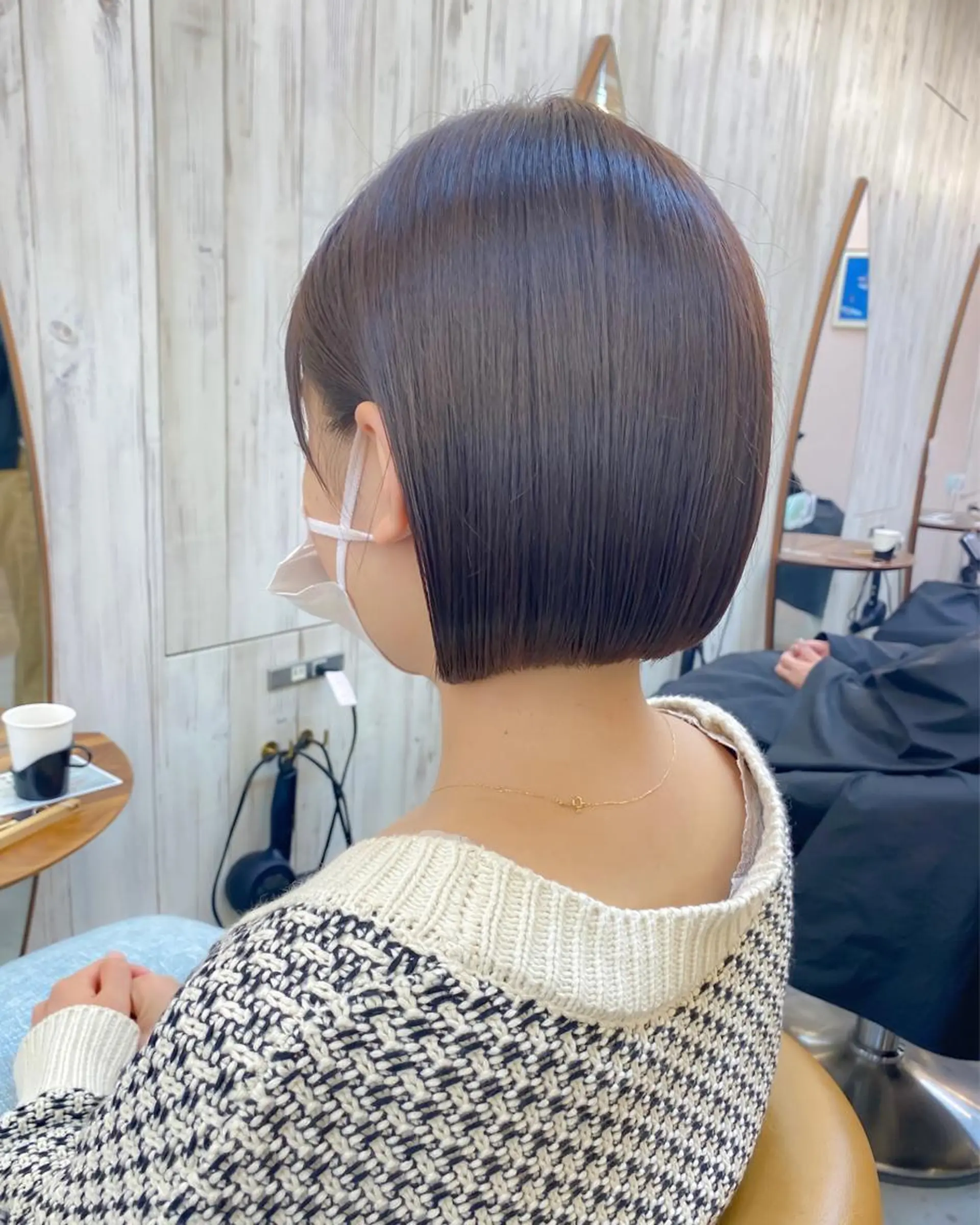 ショート カラー ボブ ♥️ボブ韓国風ヘア ♥️久保田夢美のヘアスタイル
