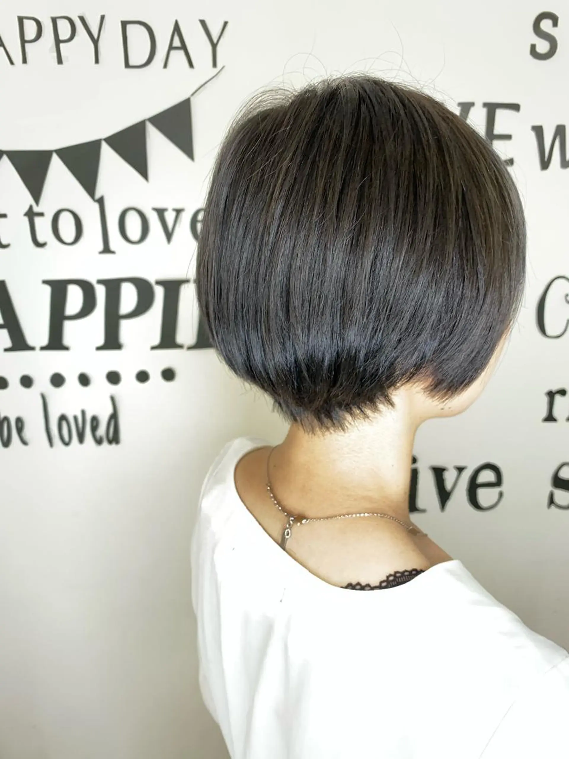 ショート 赤み消しカラー /透明感カラー 上長のヘアスタイル