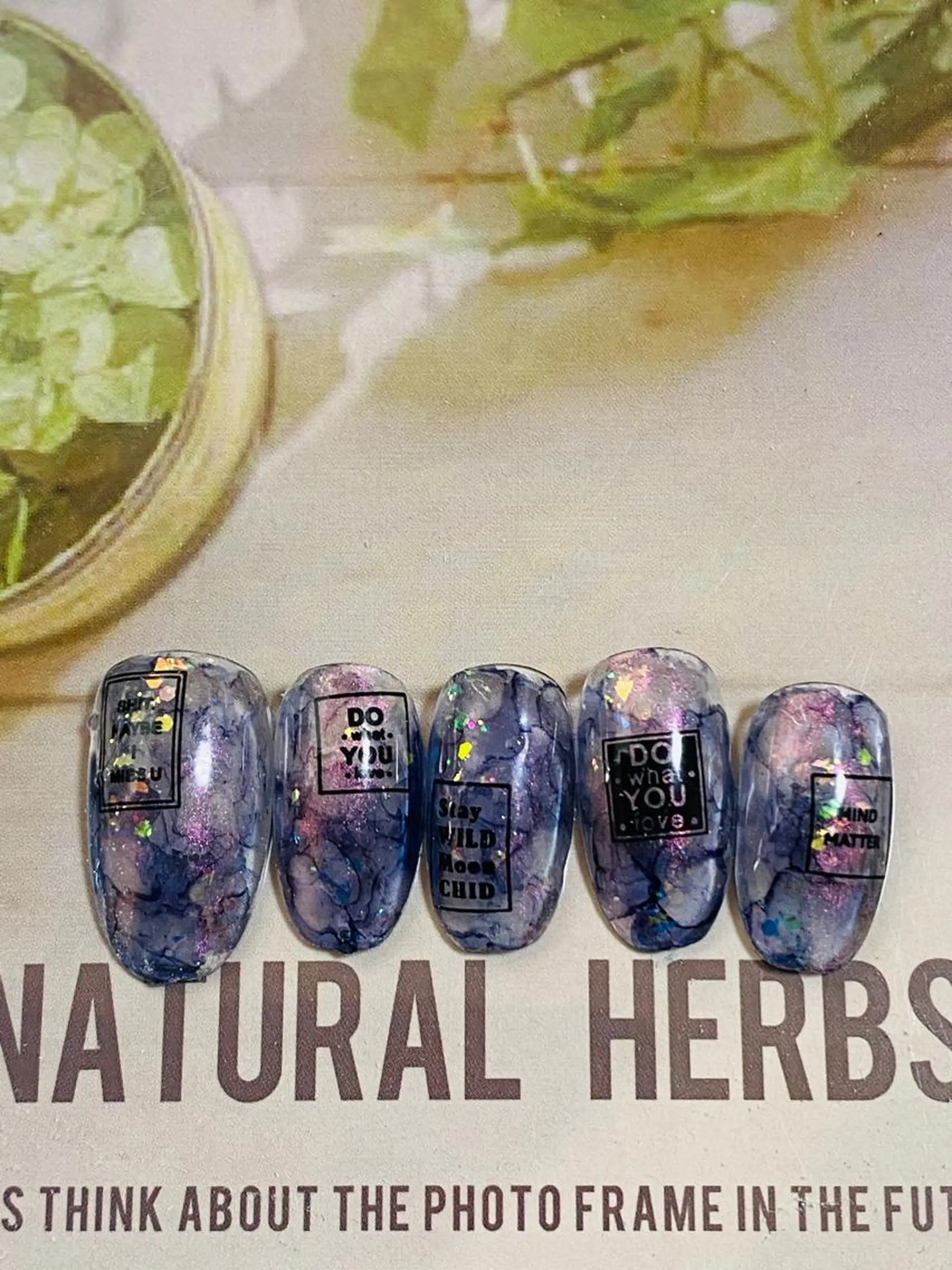 ネイル クリアネイル 自宅ネイルサロン ♦️nuance♦️のネイルデザイン