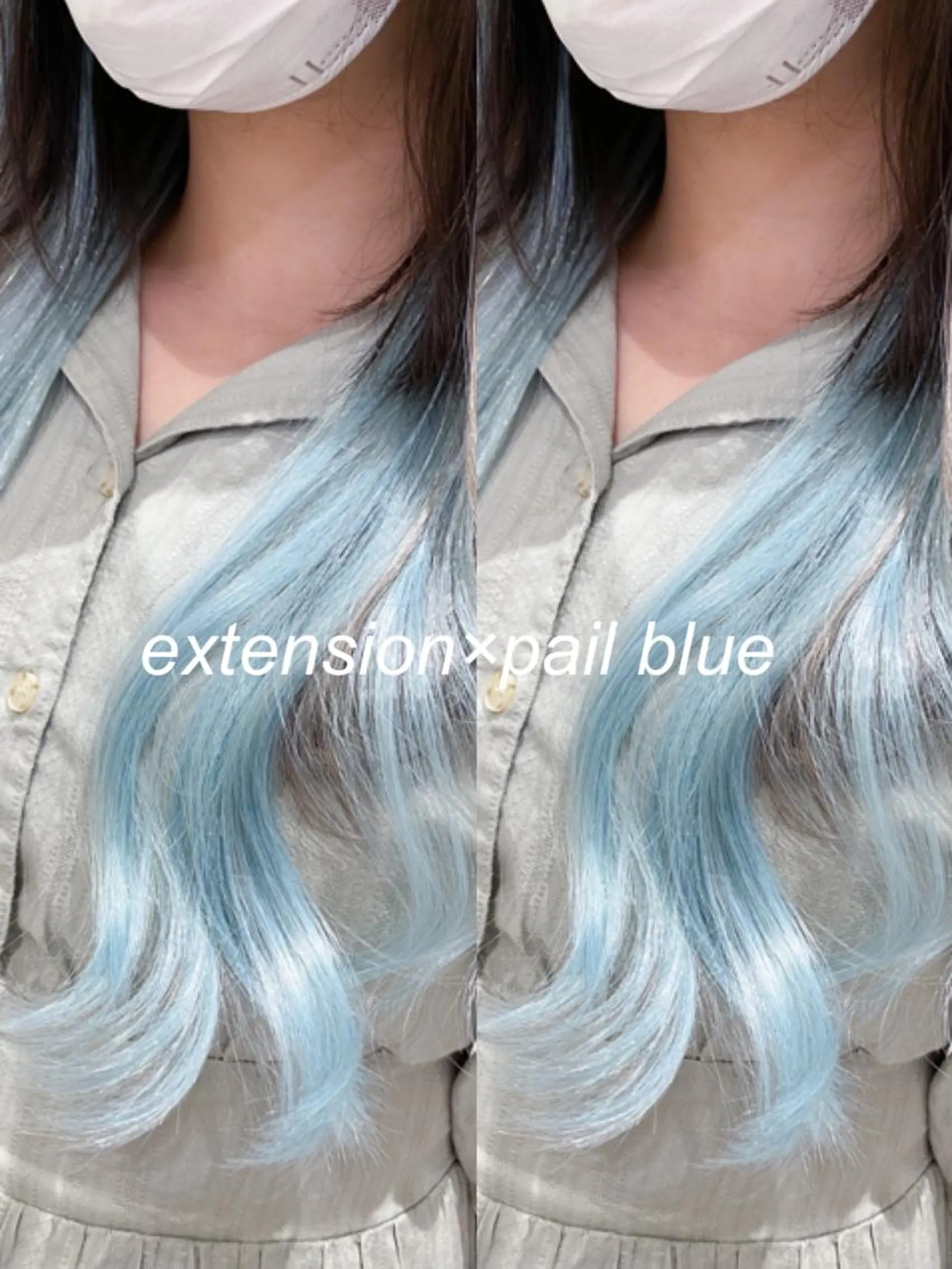 セミロング エクステ ヘアカラー エクステ 横浜🍒ルーツカラー エクステ／RIEのヘアスタイル