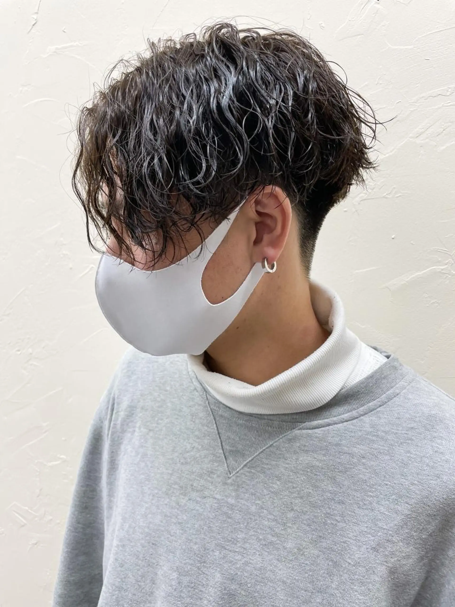 ショート パーマ メンズ カット パーマ メンズパーマ メンズ特化ryoのヘアスタイル