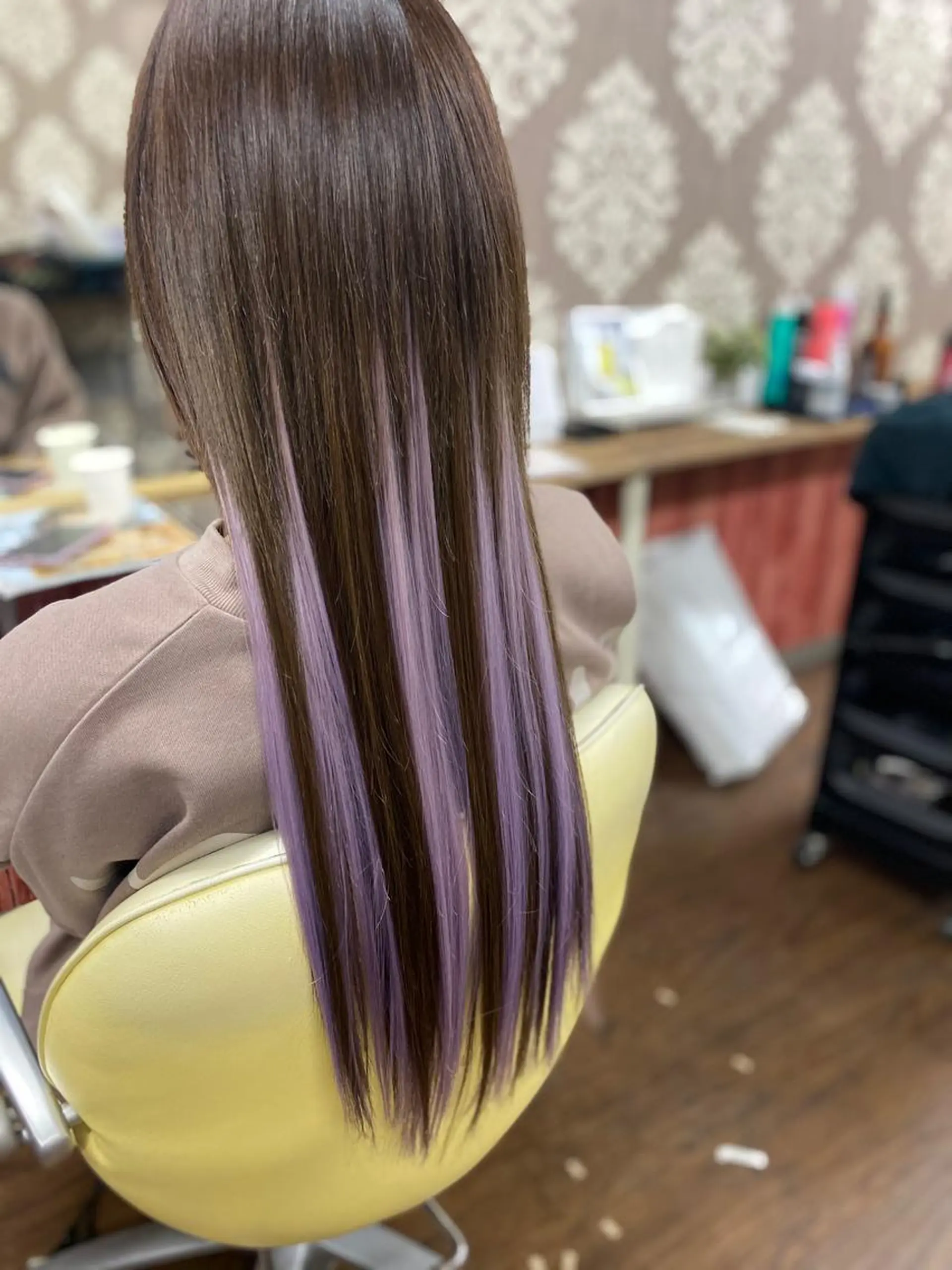 ロング シールエクステ エクステ カット エクステ masa ディレクターのヘアスタイル