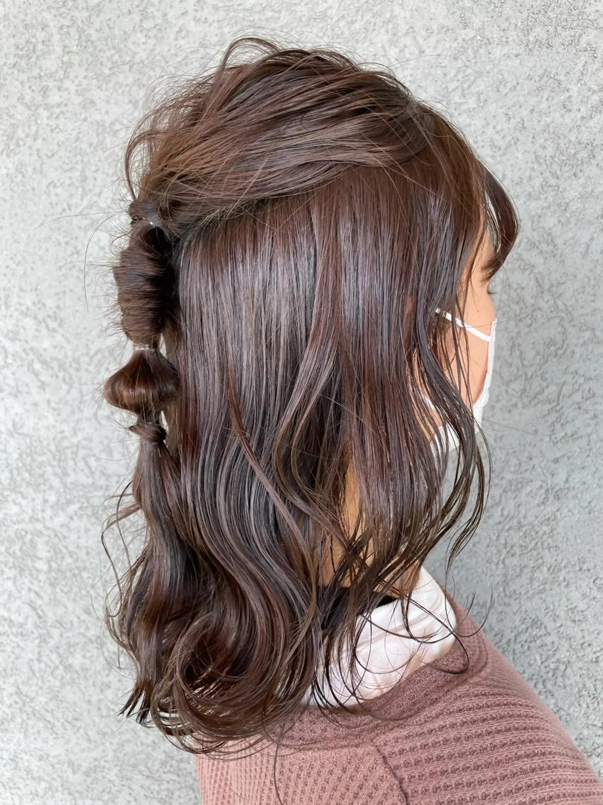 ミディアム ヘアアレンジ 秋元 菜摘のヘアスタイル