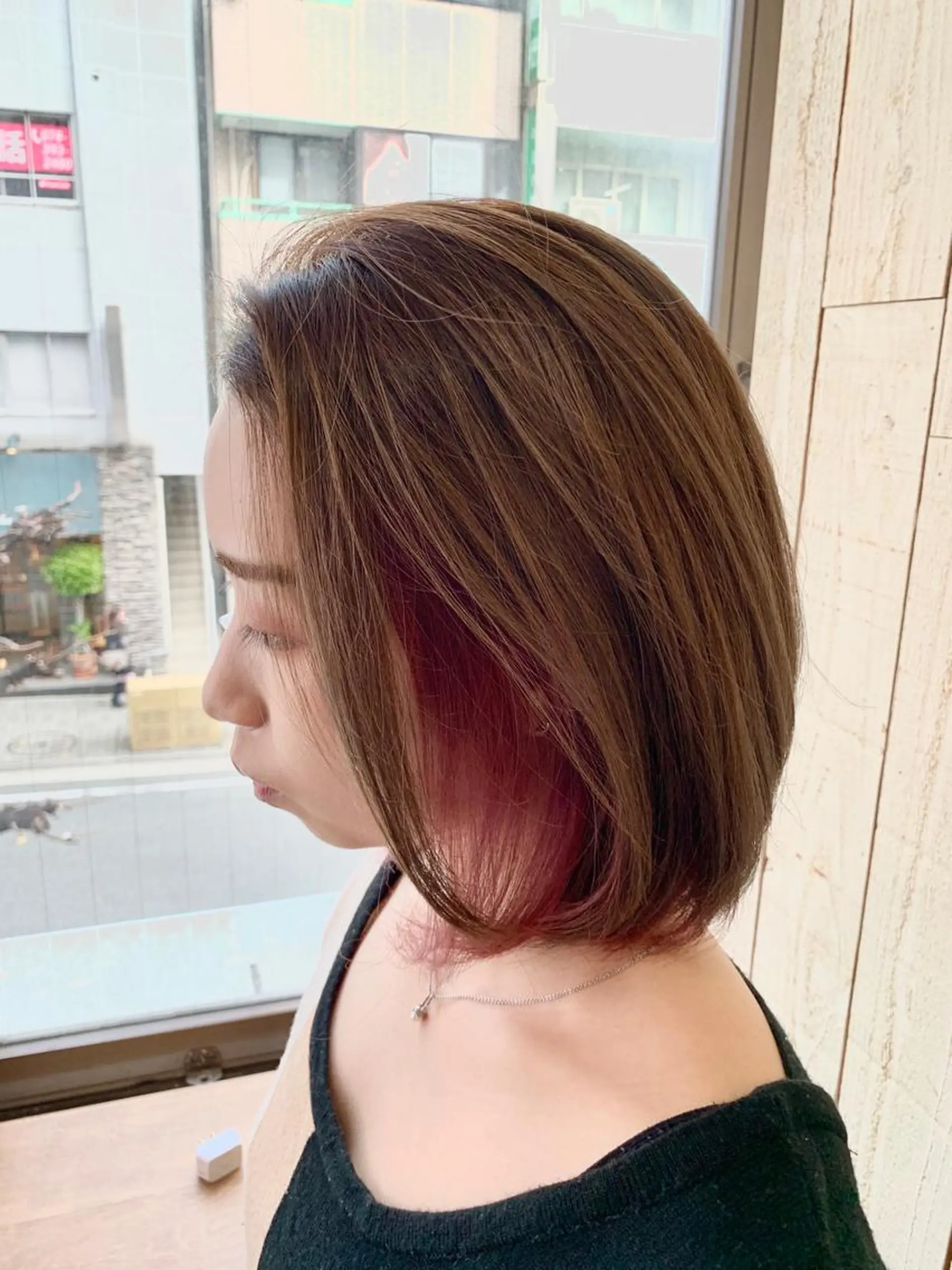 ショート カラー カット ヘアカラー トリートメント 透明感/ 美髪矯正/田中恭のヘアスタイル