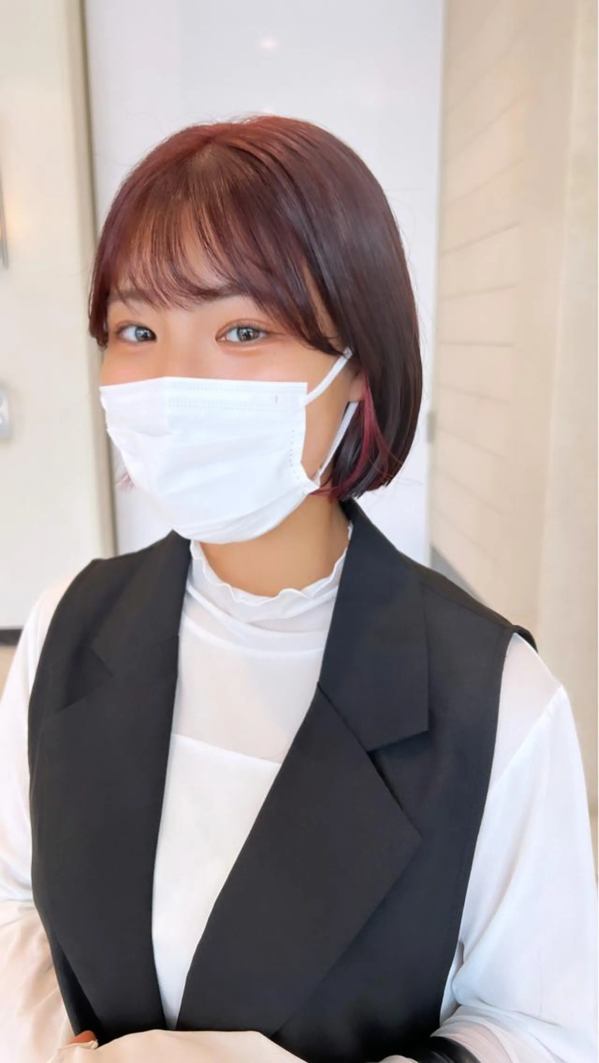 ショート カラー フルガキ ハルカ天神美容室のヘアスタイル