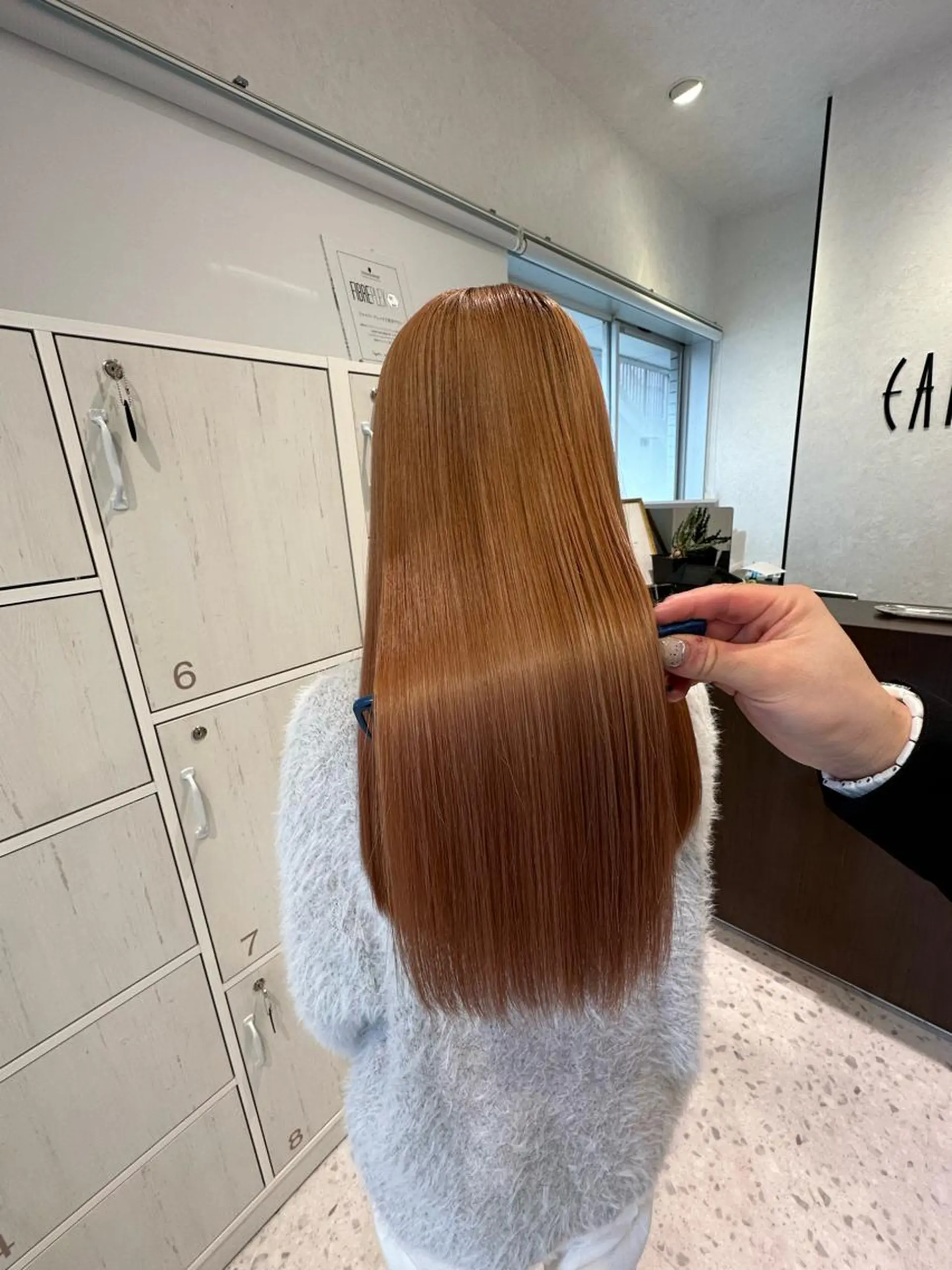 ロング 縮毛矯正 トリートメント ムトウセイマ/ 縮毛矯正/ブリーチのヘアスタイル