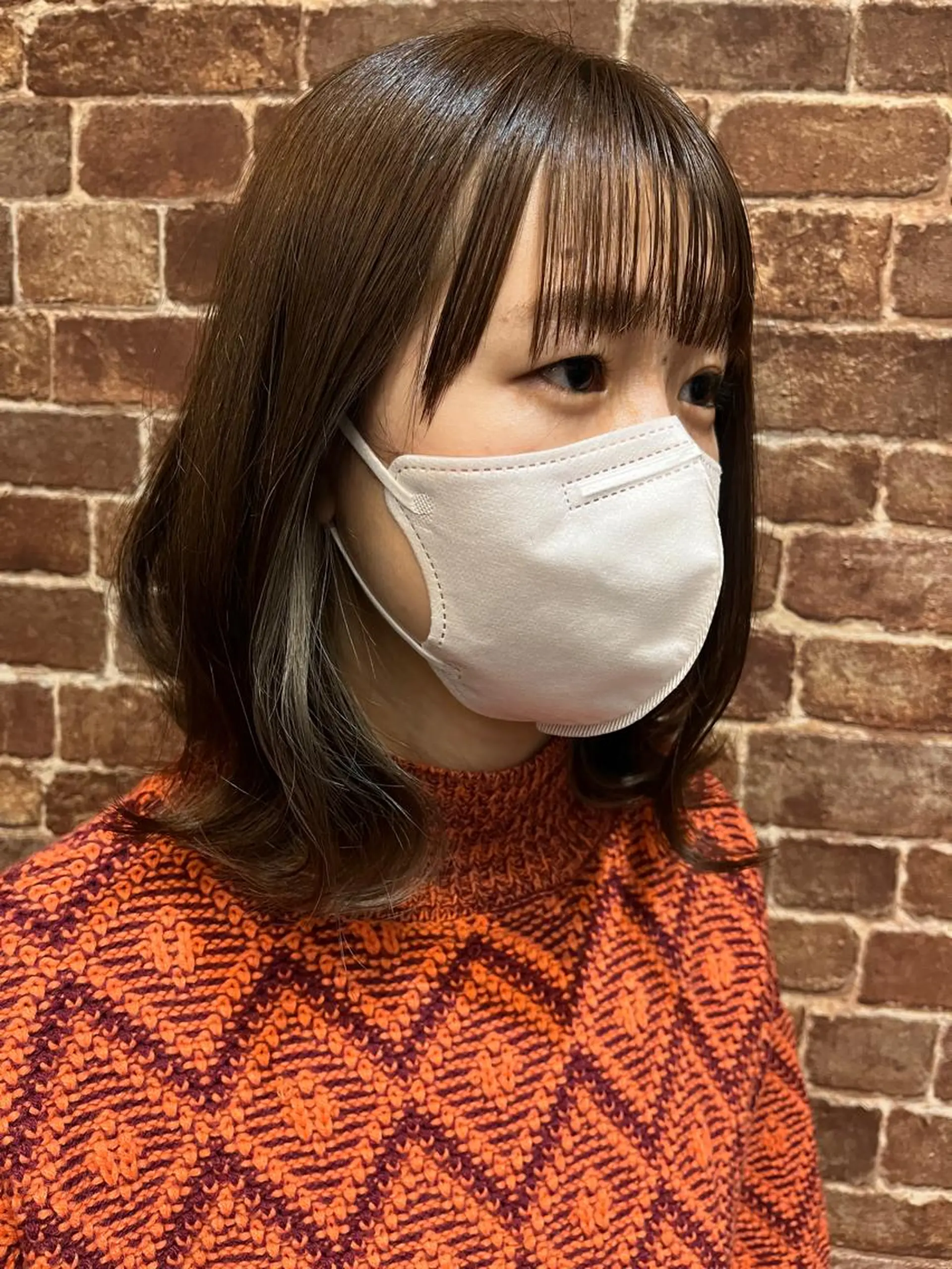 セミロング カラー パーマ ヘアアレンジ メンズ キッズ ネイル マツエク・マツパ アイブロウ メンズブリーチ メンズハイライト メンズインナーカラー メンズ韓国風 ブリーチ 久木原 ゆりのヘアスタイル