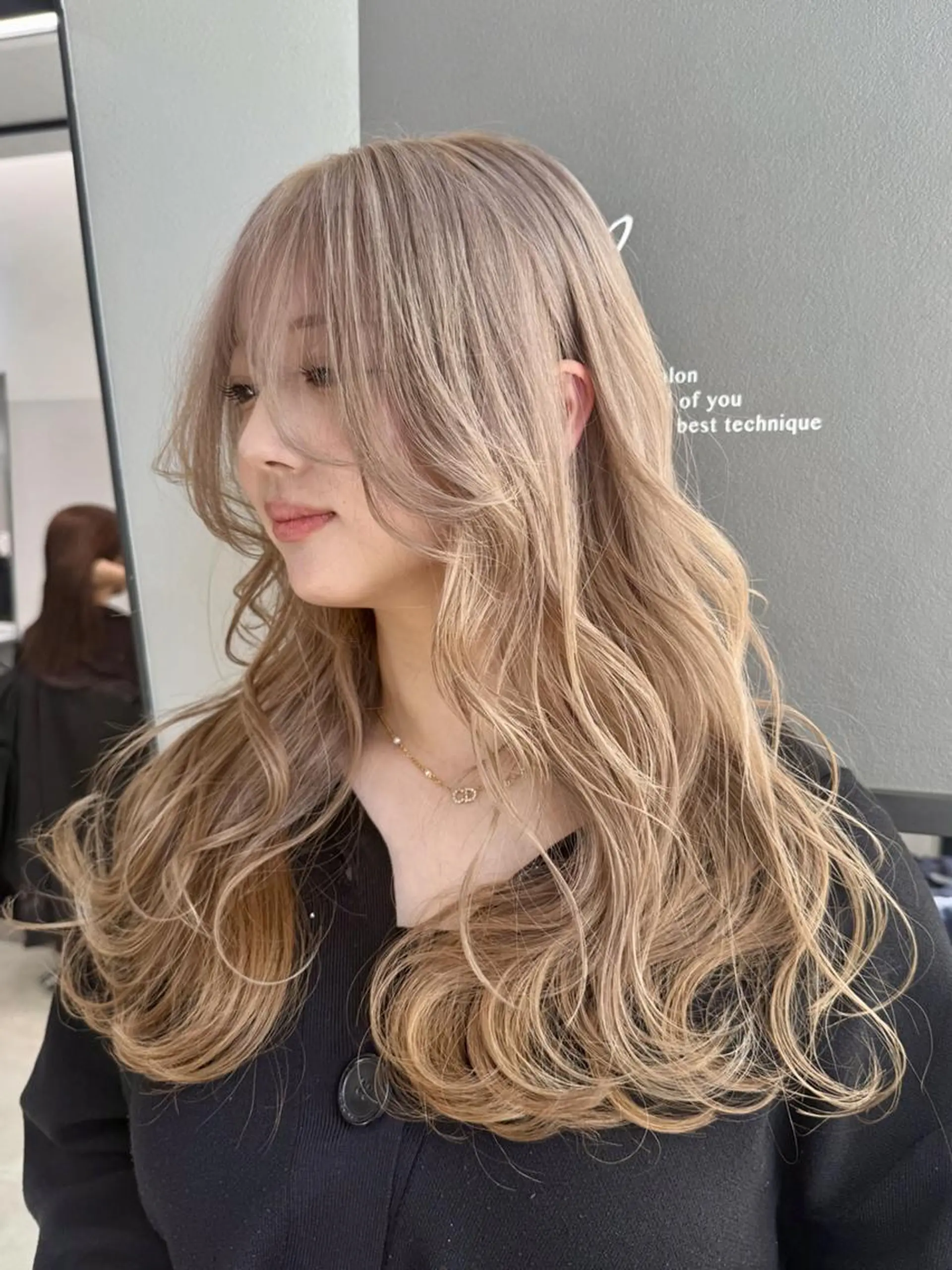 ロング カラー カット ヘアカラー トリートメント 天神大名/ブリーチ 鶴岡和幸/ハイトーンのヘアスタイル