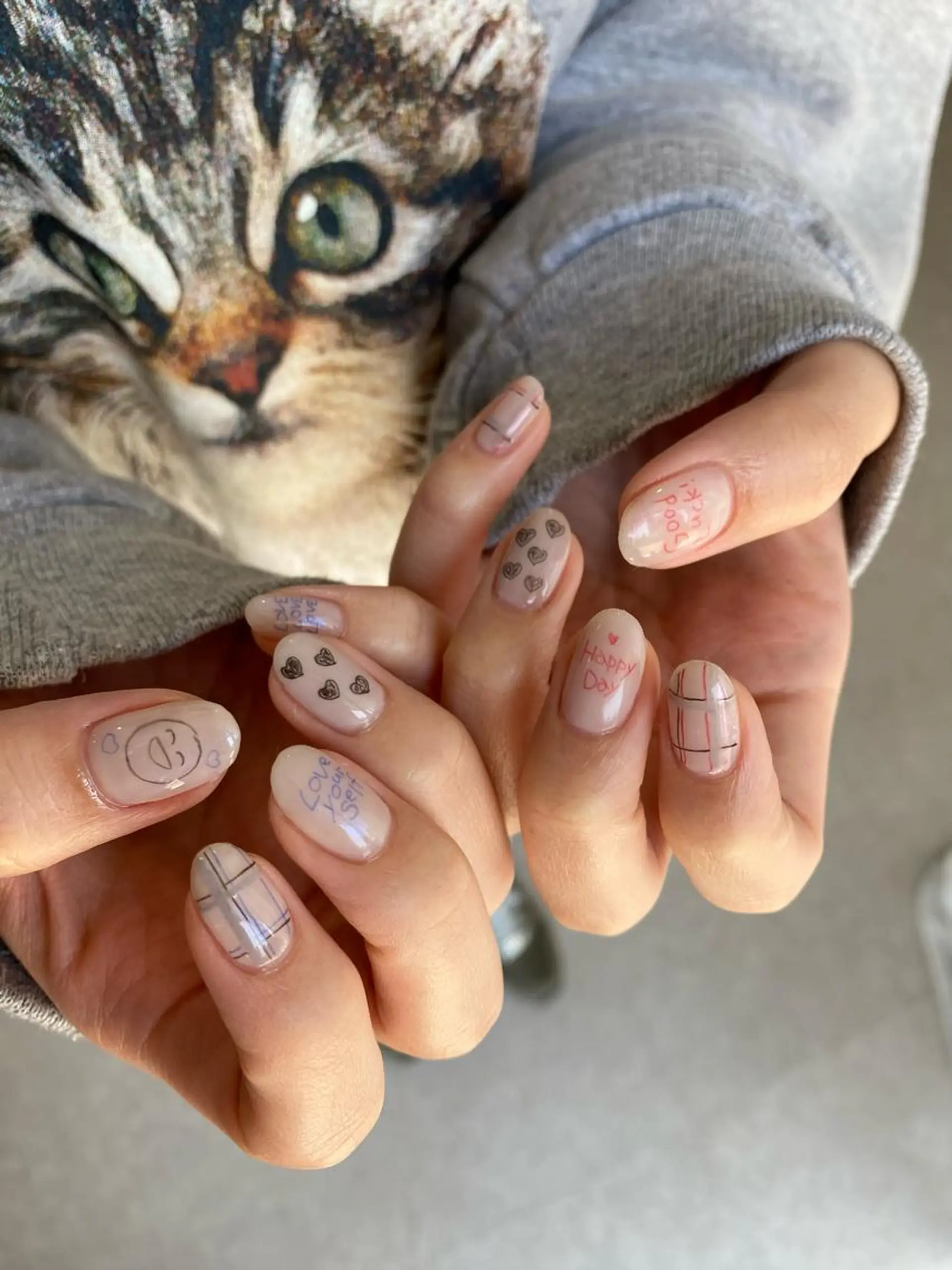 ネイル ハンドネイル NUE rico / ニュアンスネイルのネイルデザイン