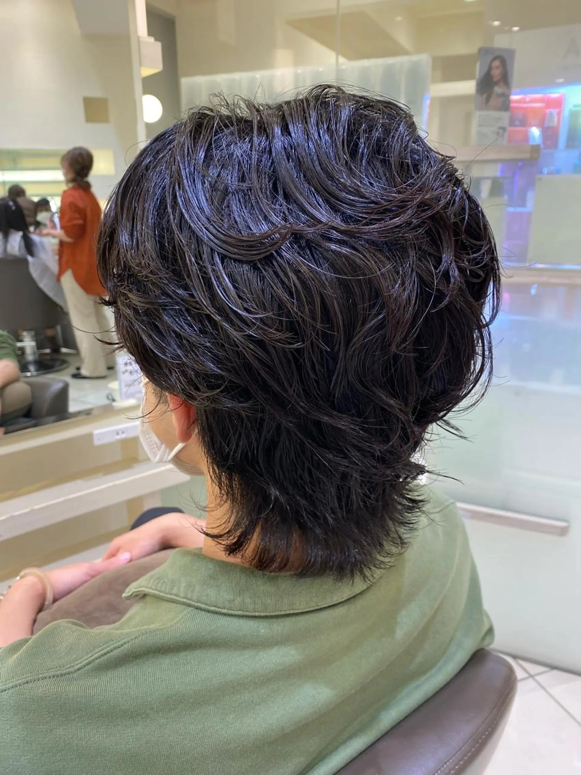 メンズ カット パーマ トリートメント 銀座メンズ専門🖤 小島奈々のヘアスタイル