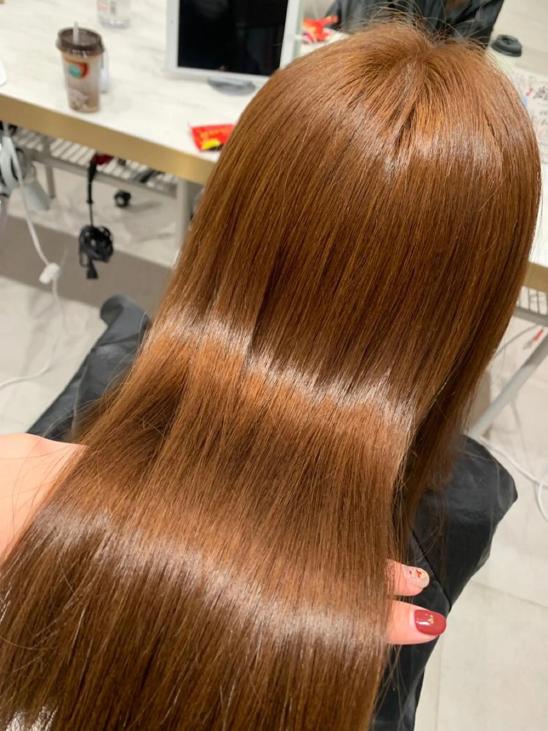 カラー ベージュカラー ブリーチ ブリーチなしカラー 透明感カラー/レイヤ ーhinata.のヘアスタイル