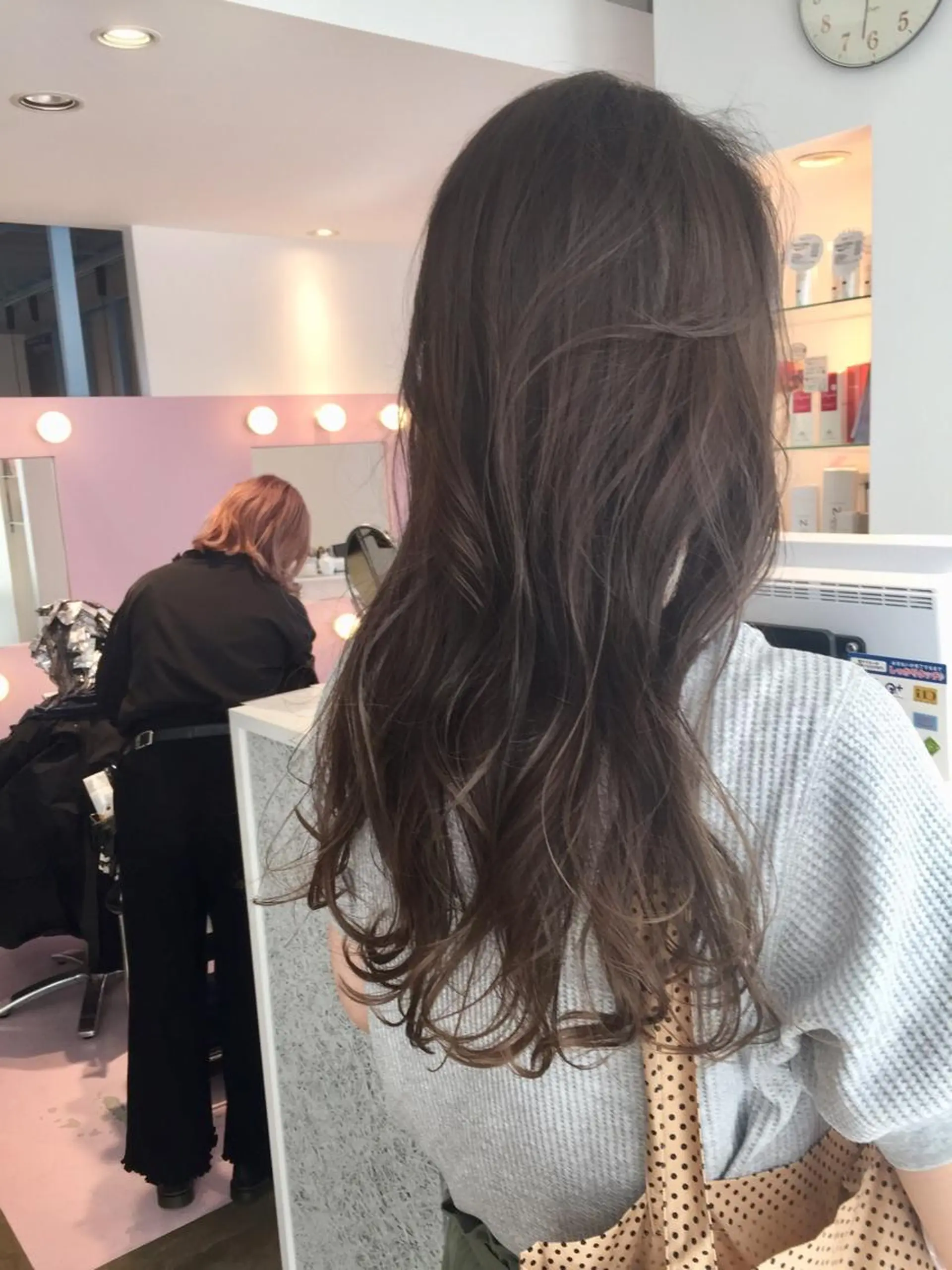 セミロング カット ヘアカラー トリートメント ヘッドスパ 所渉/韓国レイヤー /ウルフカットのヘアスタイル