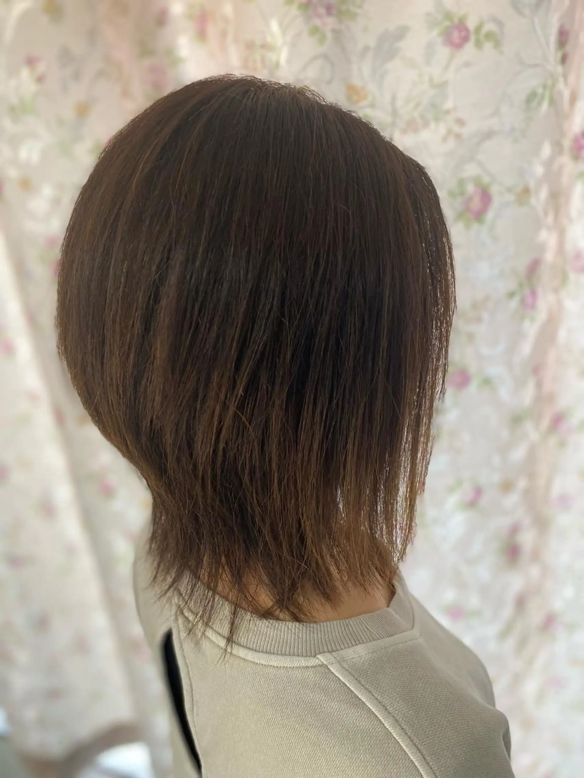 ミディアム ウルフカット トリートメント くせ改善師 髪質改善師ゴトウのヘアスタイル