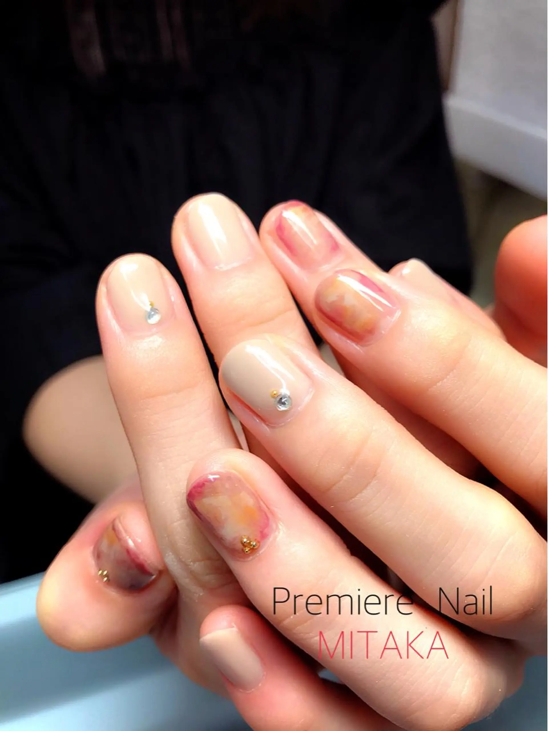 ネイル 大理石ネイル(マーブル) Premiere Nail商店街店のネイルデザイン