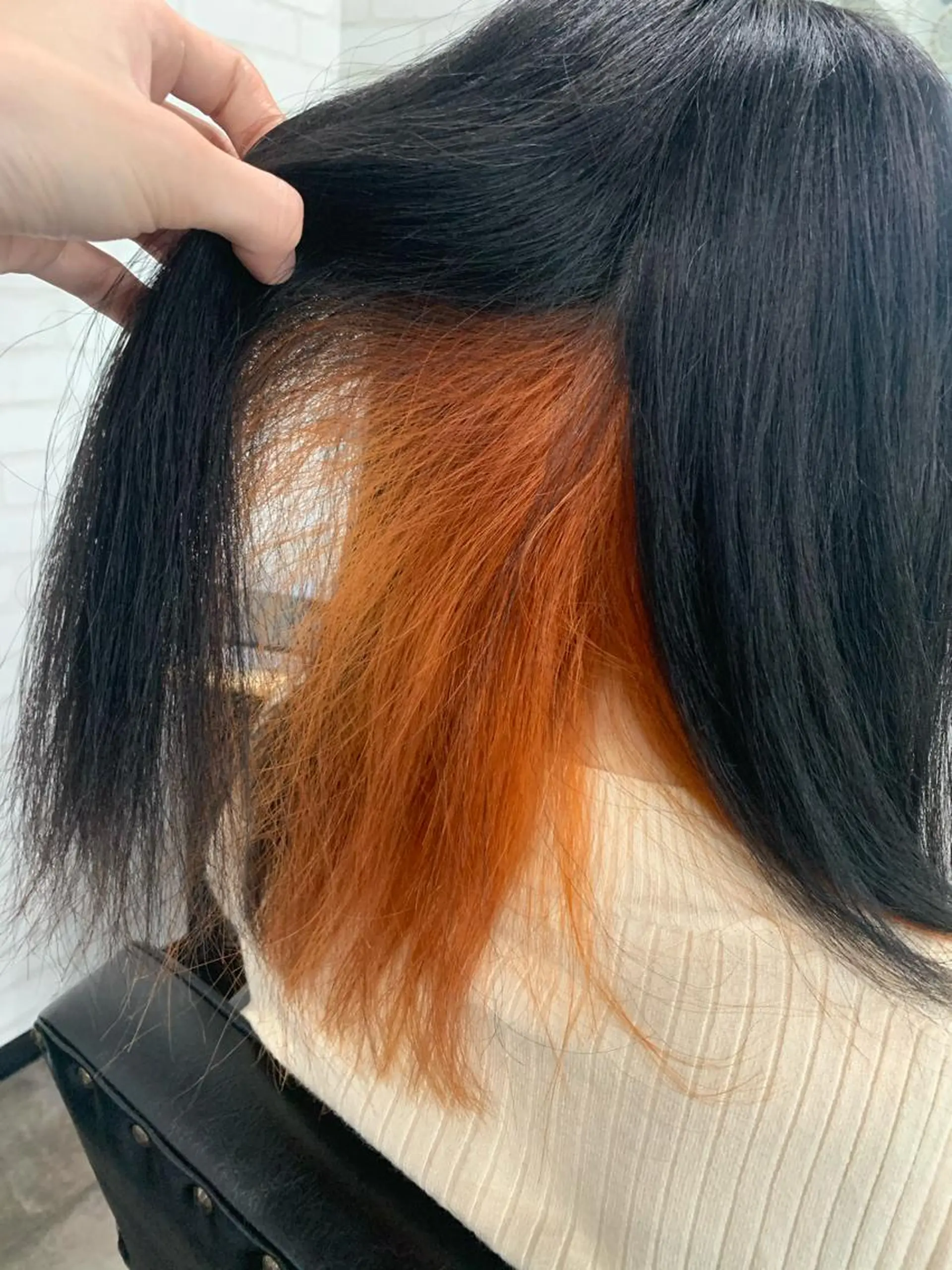 セミロング ヘアカラー トリートメント イシイ シュータのヘアスタイル