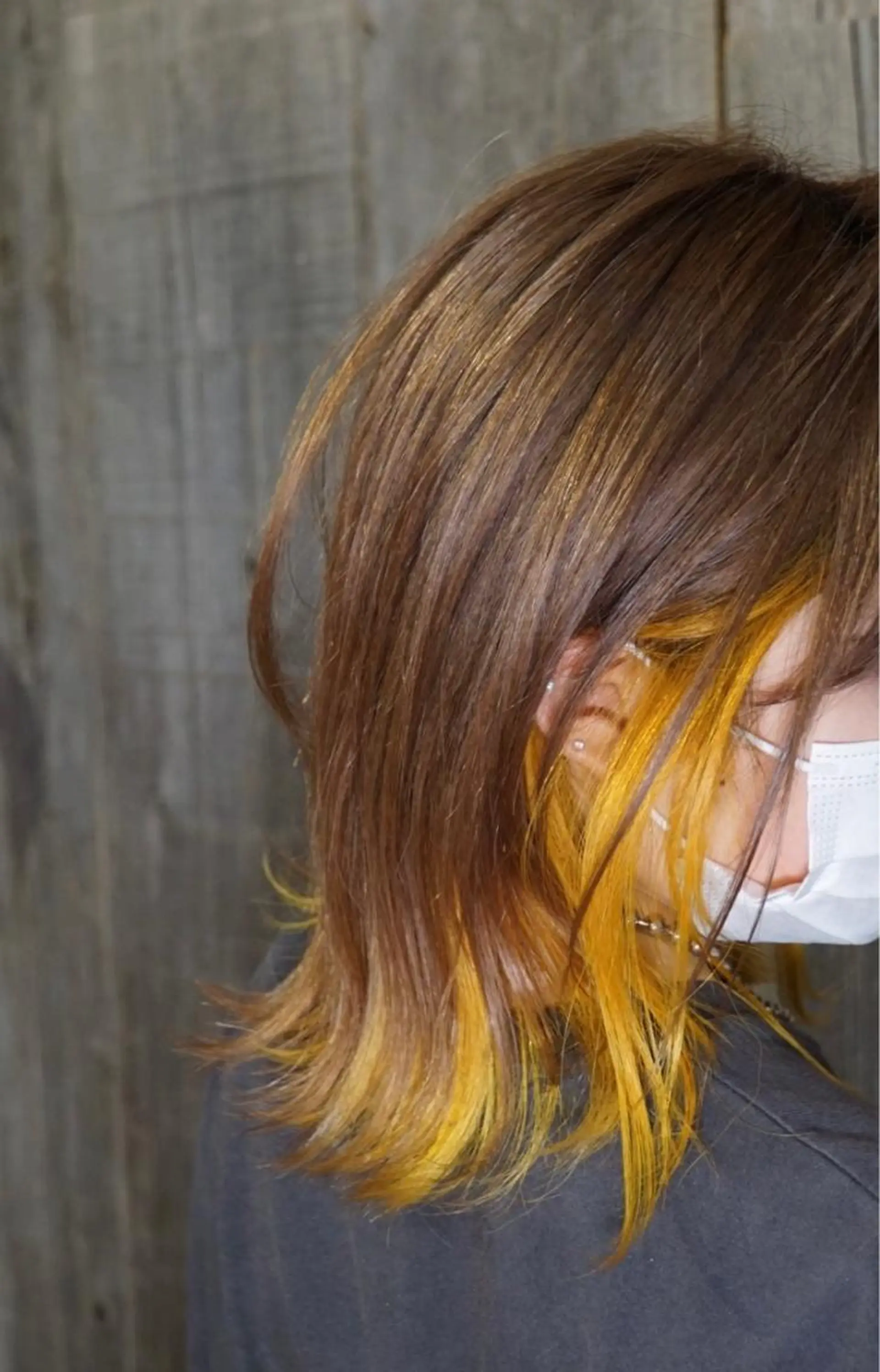 カラー イエローカラー B E C H I C O〔べち子〕のヘアスタイル