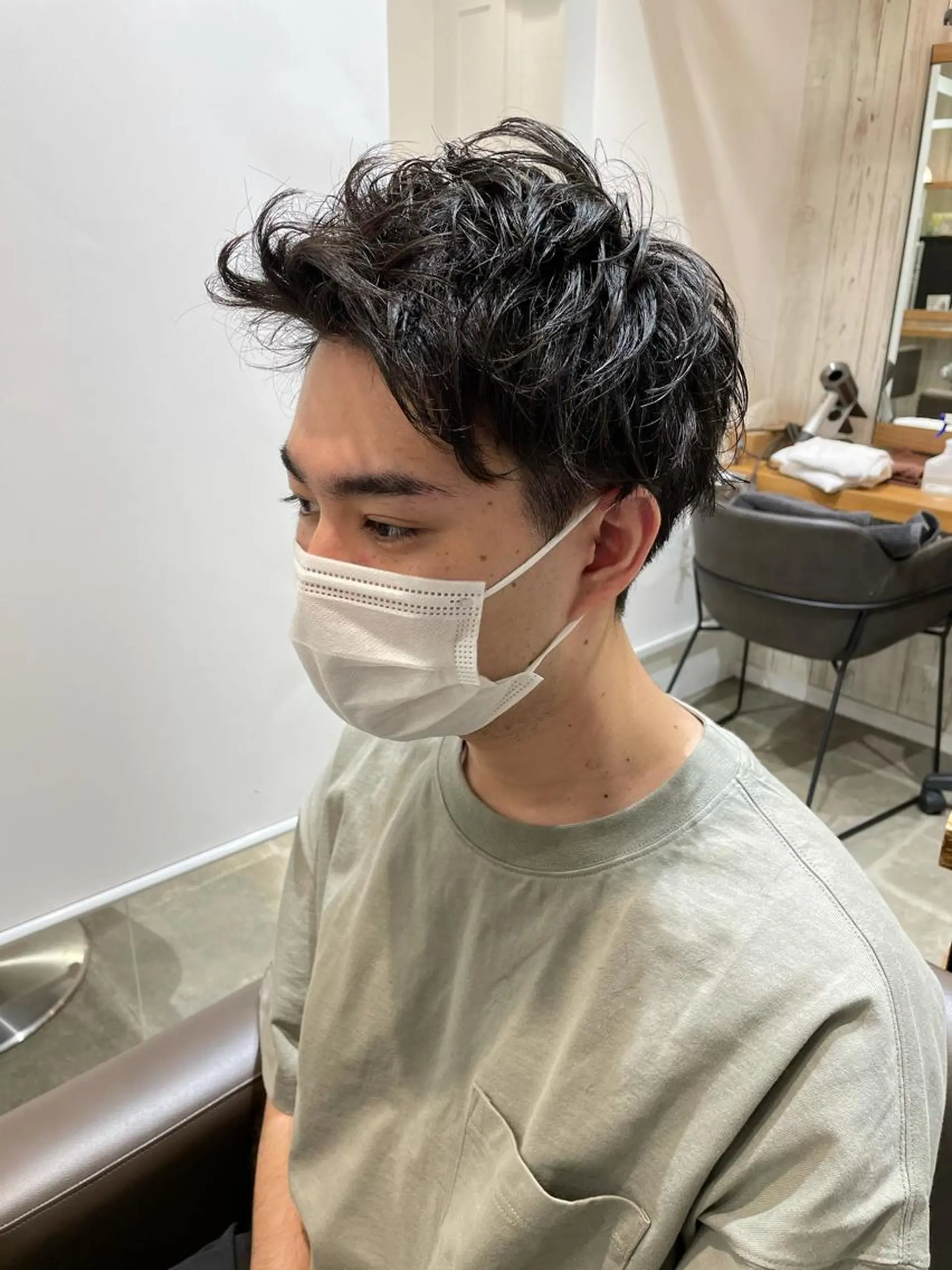 メンズ 葵/レイヤーカット/ 韓国風/透明感カラーのヘアスタイル