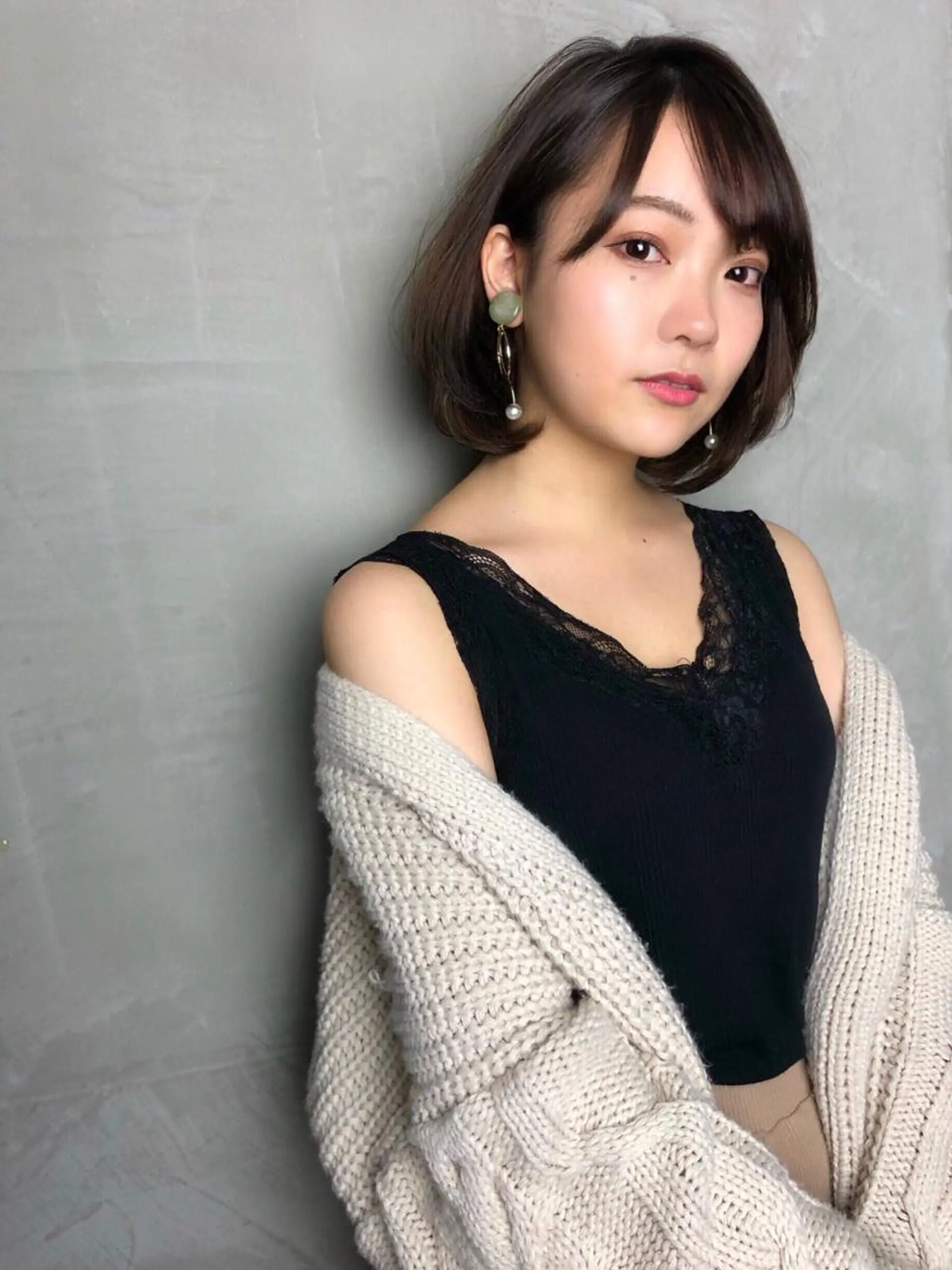 ミディアム Hikaru Takahashiのヘアスタイル