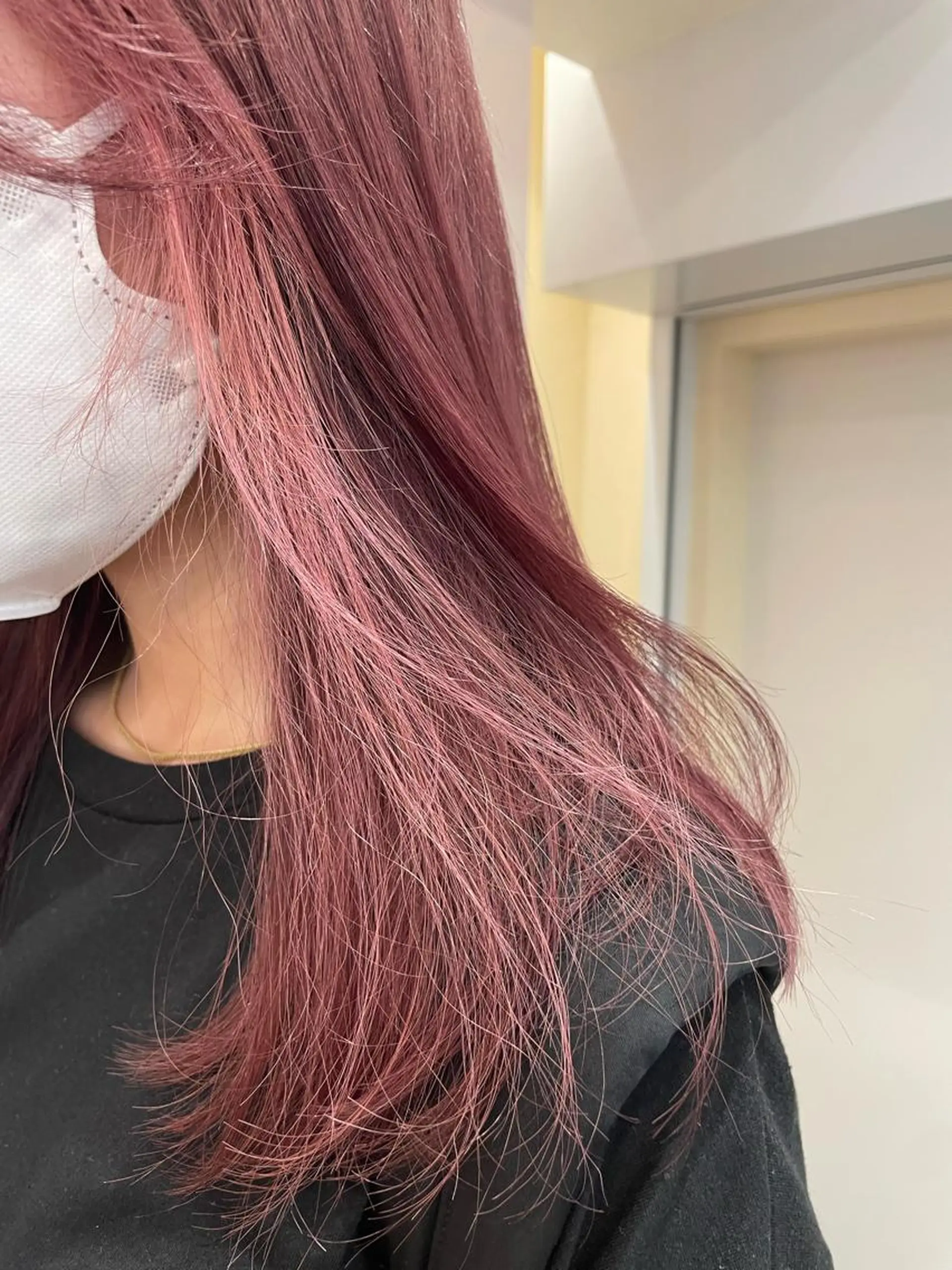 ロング 髪質改善 トリートメント ヘアカラー トリートメント ヘッドスパ マホ/日吉/髪質改善 /レイヤー/ガーリーのヘアスタイル