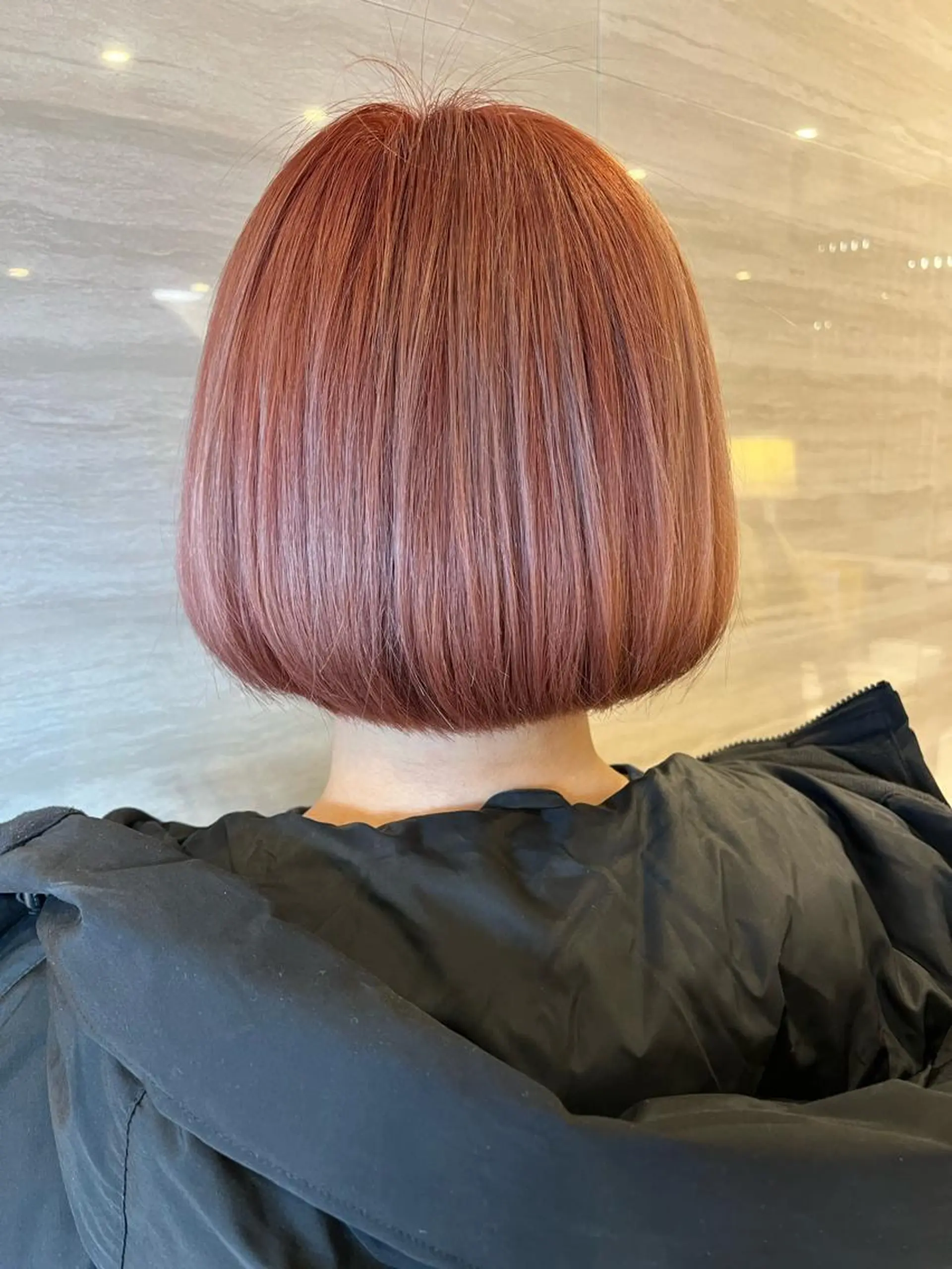 ショート カラー ピンクカラー noll【今池駅前】 池田碧花のヘアスタイル