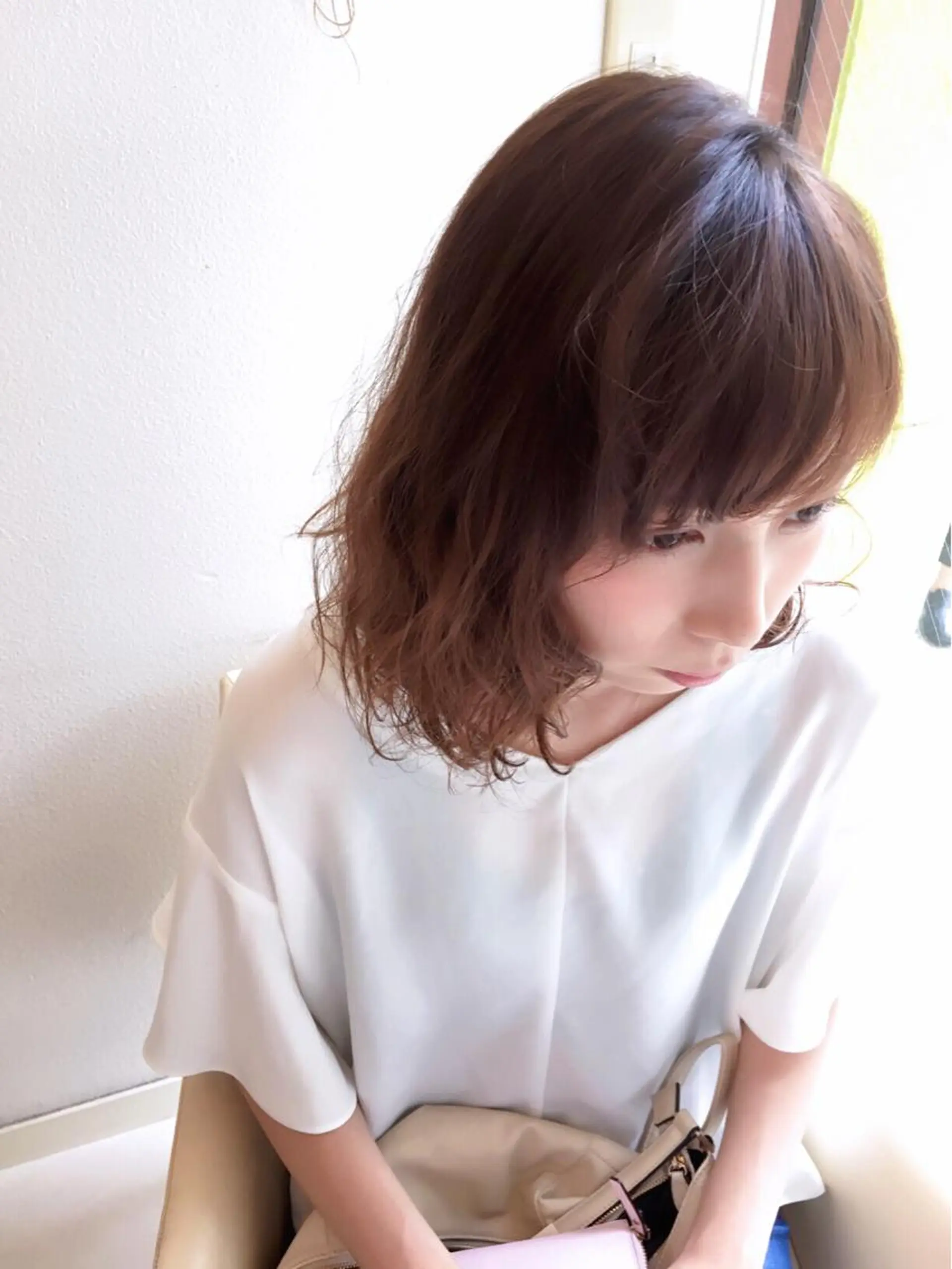 ミディアム カラー パーマ mai /Lita中央橋のヘアスタイル