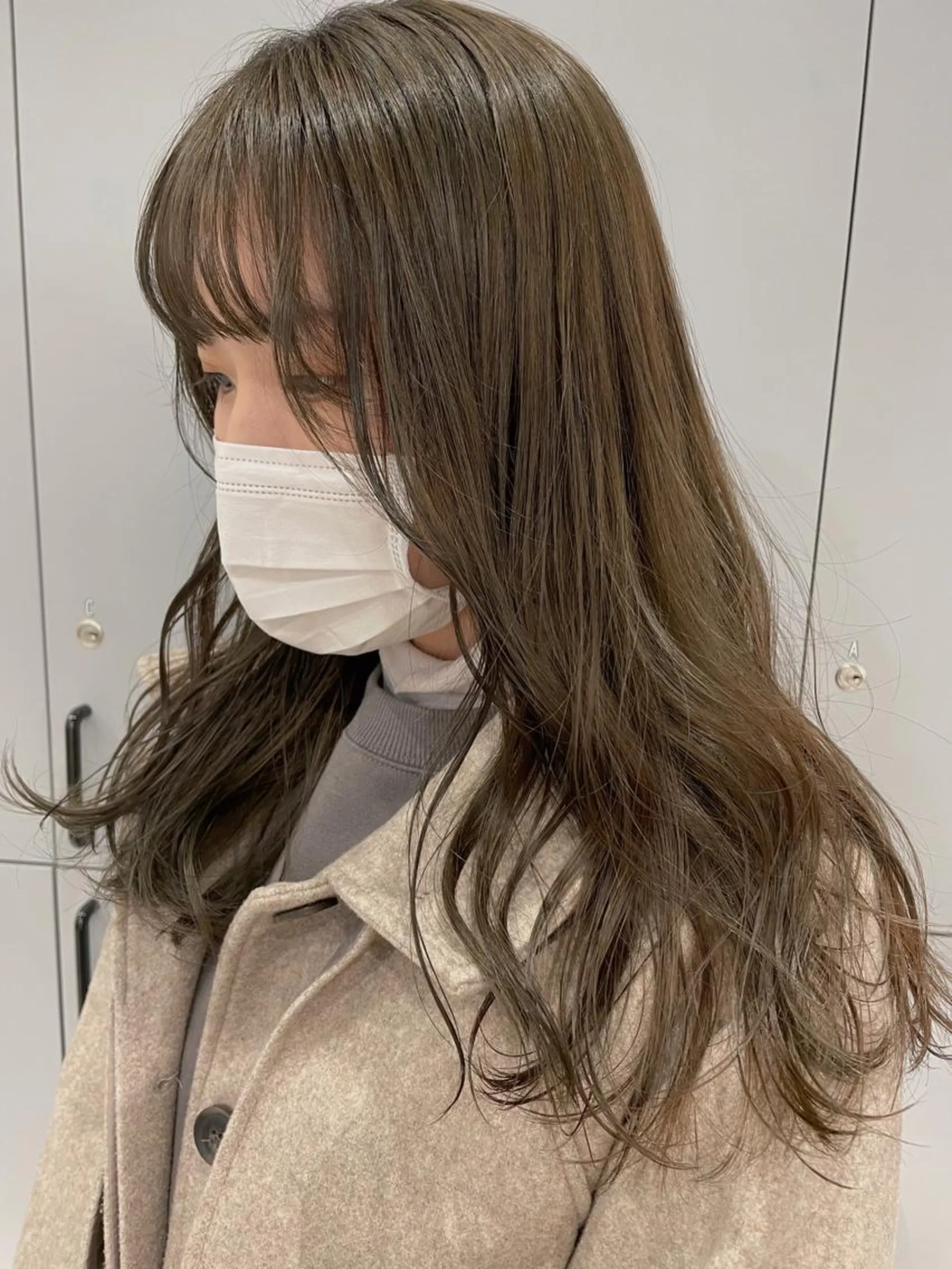 ロング カラー オリーブカラー カット ヘアカラー volta∞knot所属・狩野 羅夢のヘアスタイル