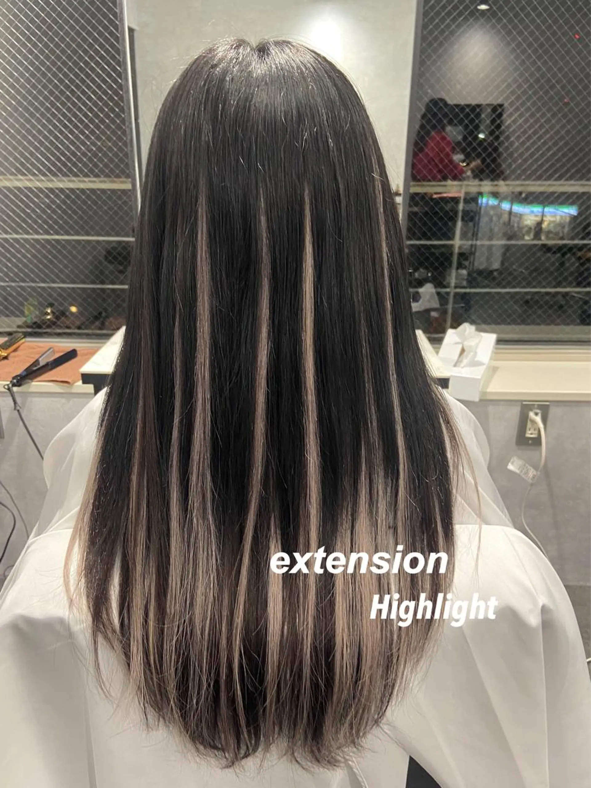 ロング プルエクステ エクステ ハイライト エクステ プルエクステ/インナ ーカラー🦊はるなのヘアスタイル