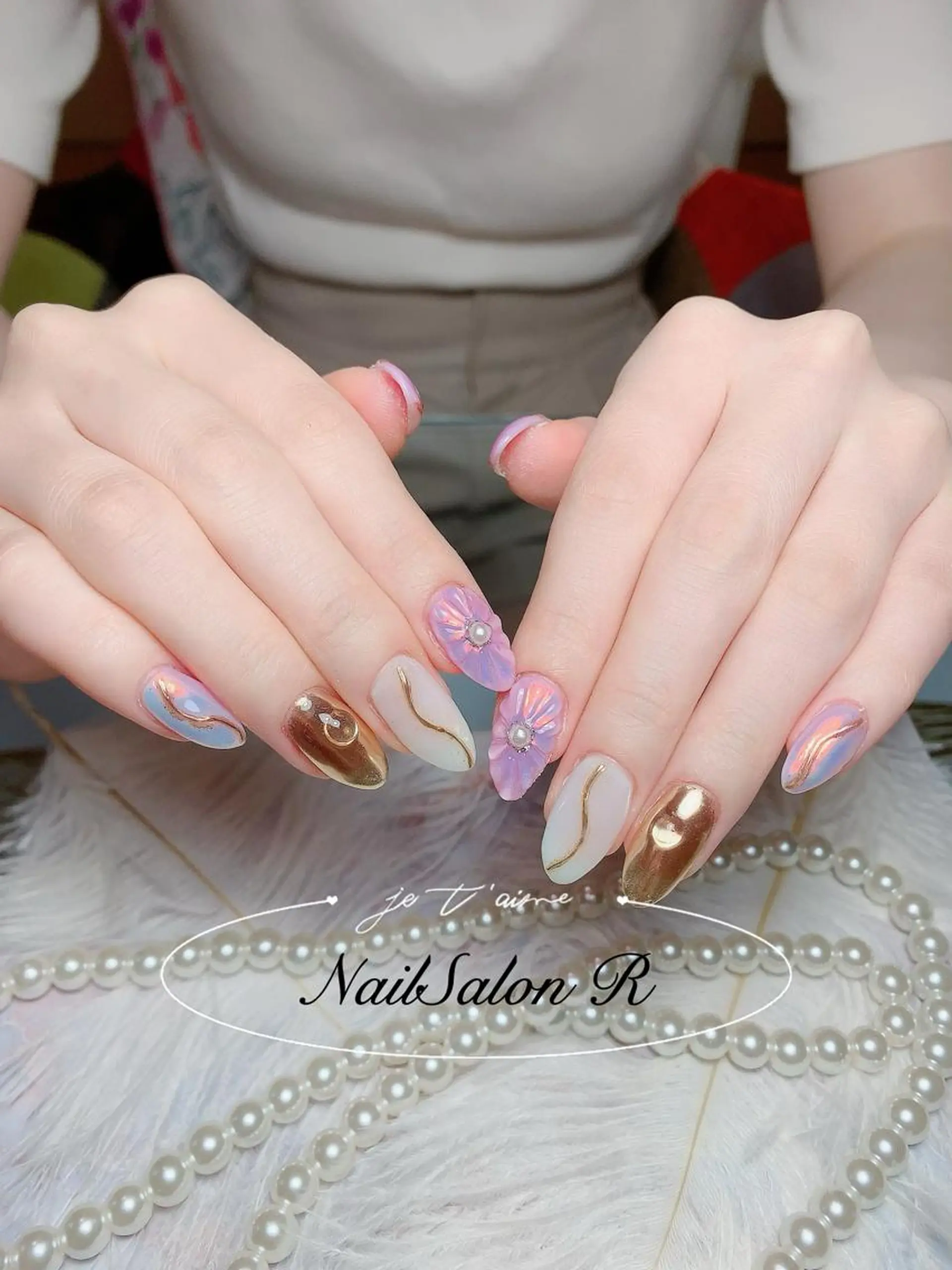 ネイル NailSalonR 宮里のネイルデザイン
