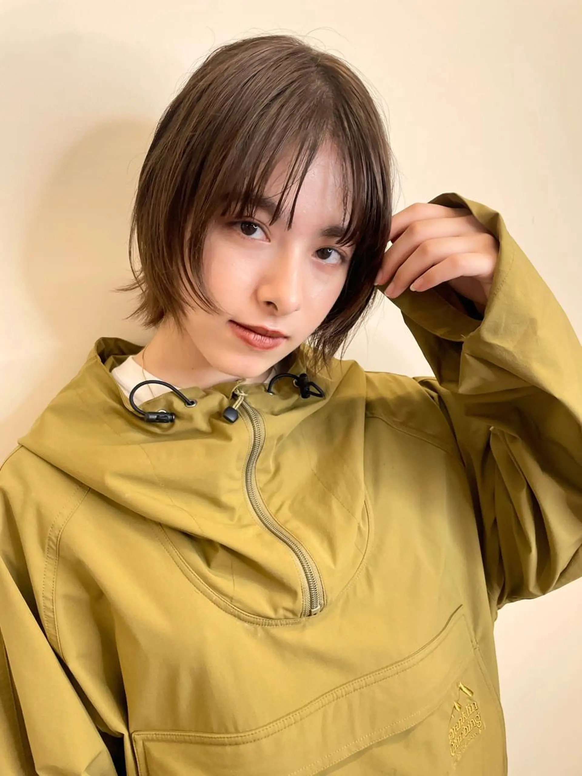 ショート ボブ ウルフカット コスメパーマ 佐藤　諒のヘアスタイル