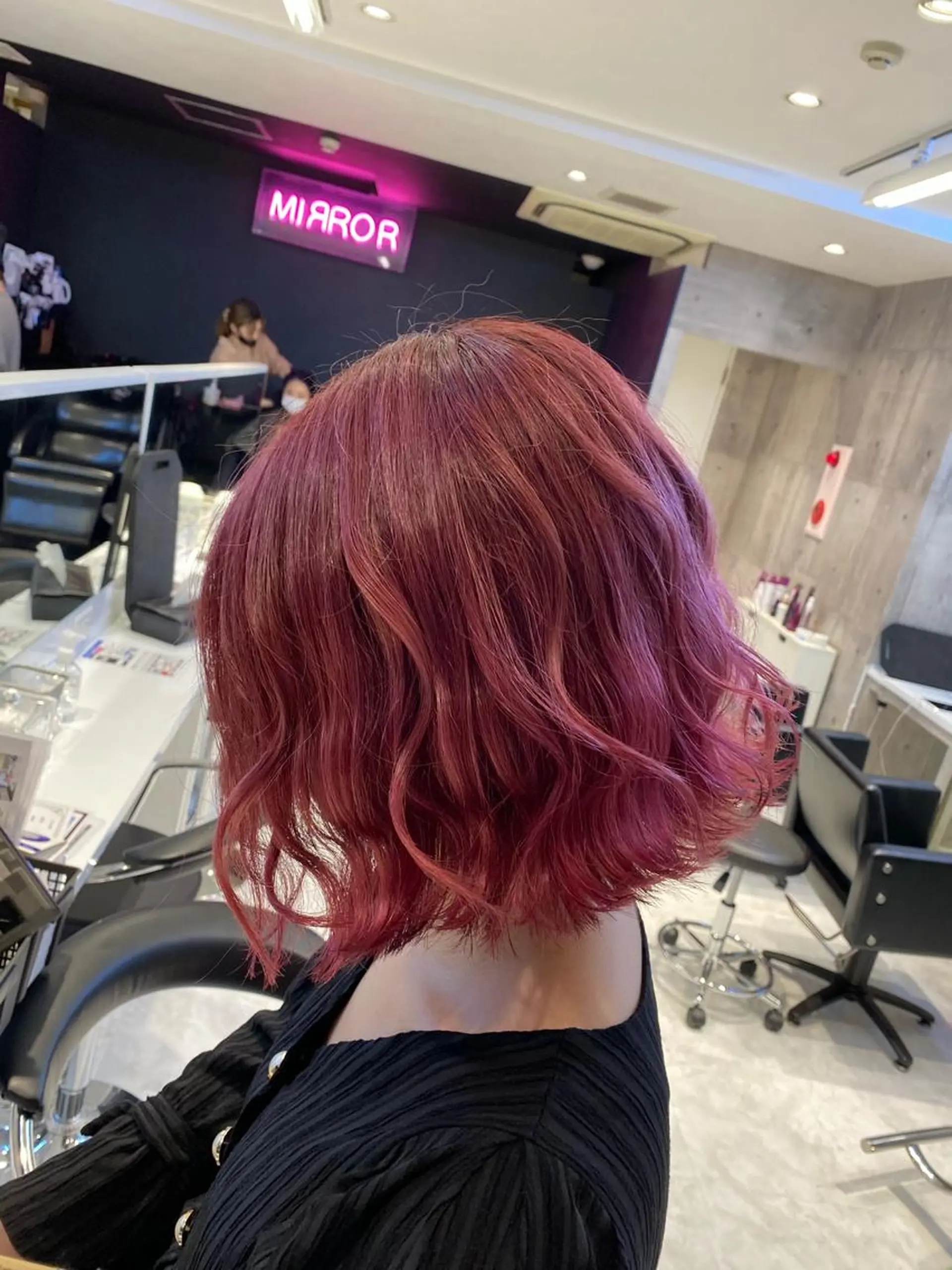 ミディアム 🤍ムラ修正ブリーチ 🤍原宿/YUUのヘアスタイル