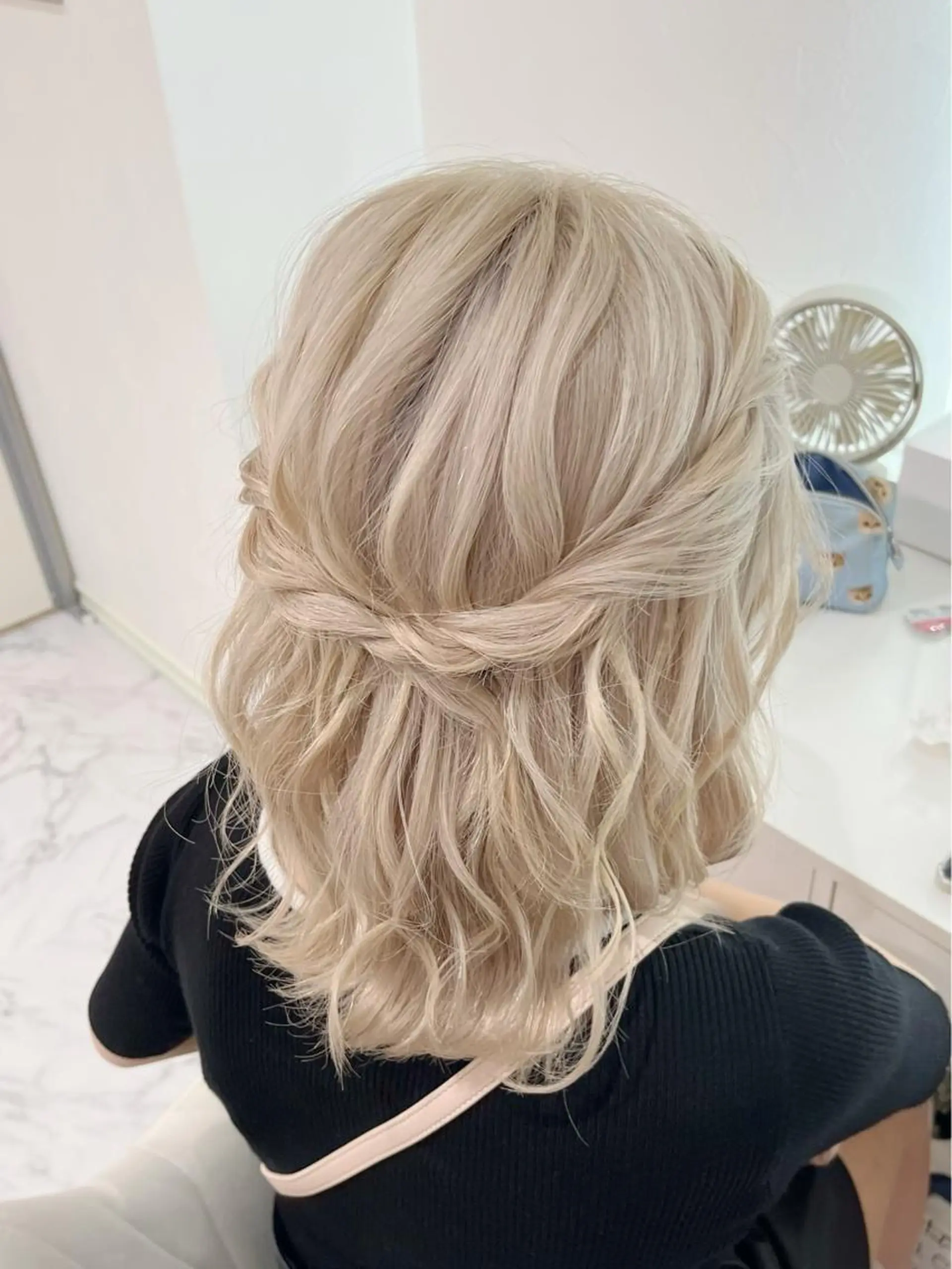 セミロング ヘアアレンジ ヘアセット専門店 Rのヘアスタイル