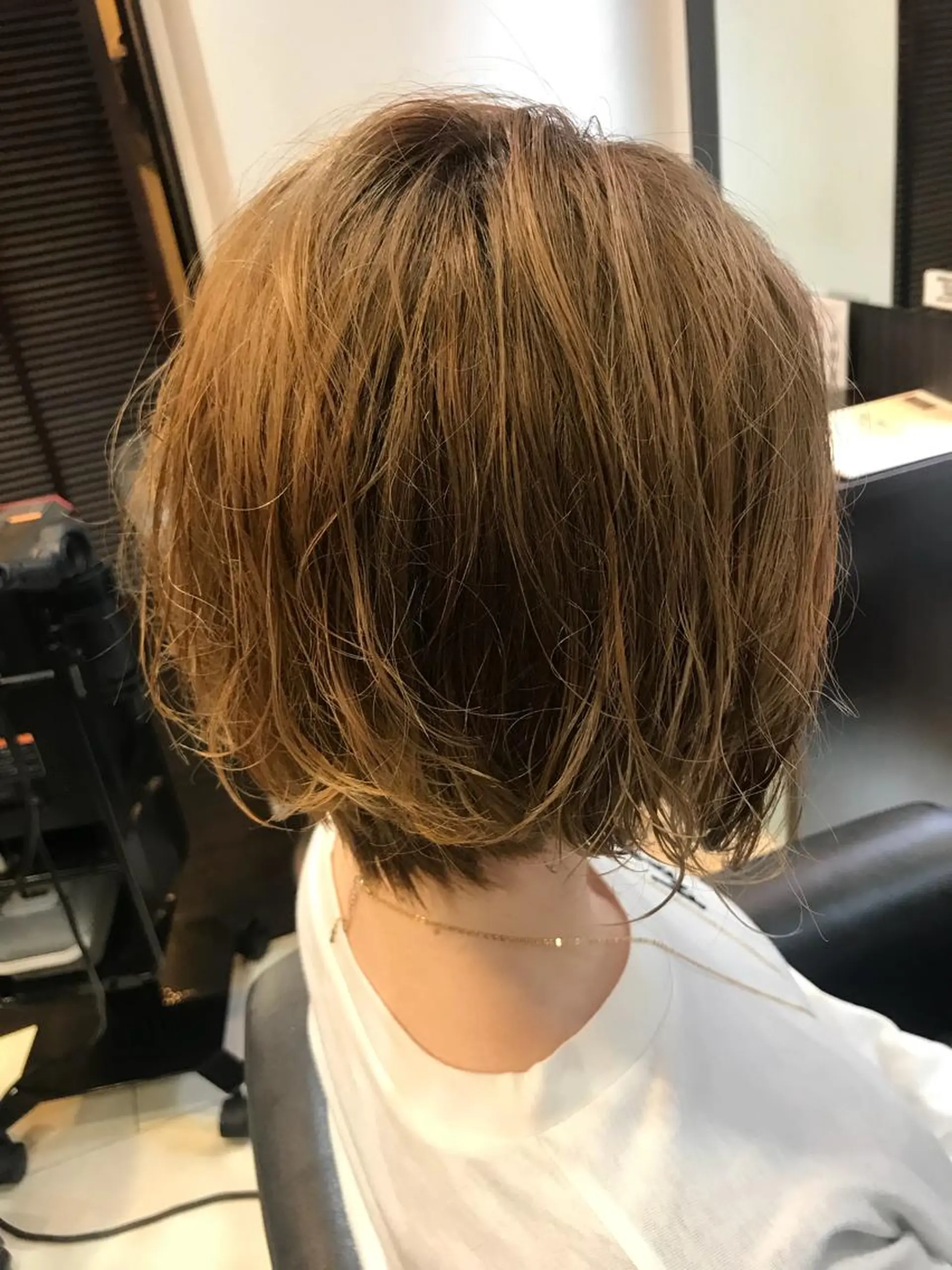 ショート ショートボブ ボブ ショートヘア カット 藤本 麻衣のヘアスタイル