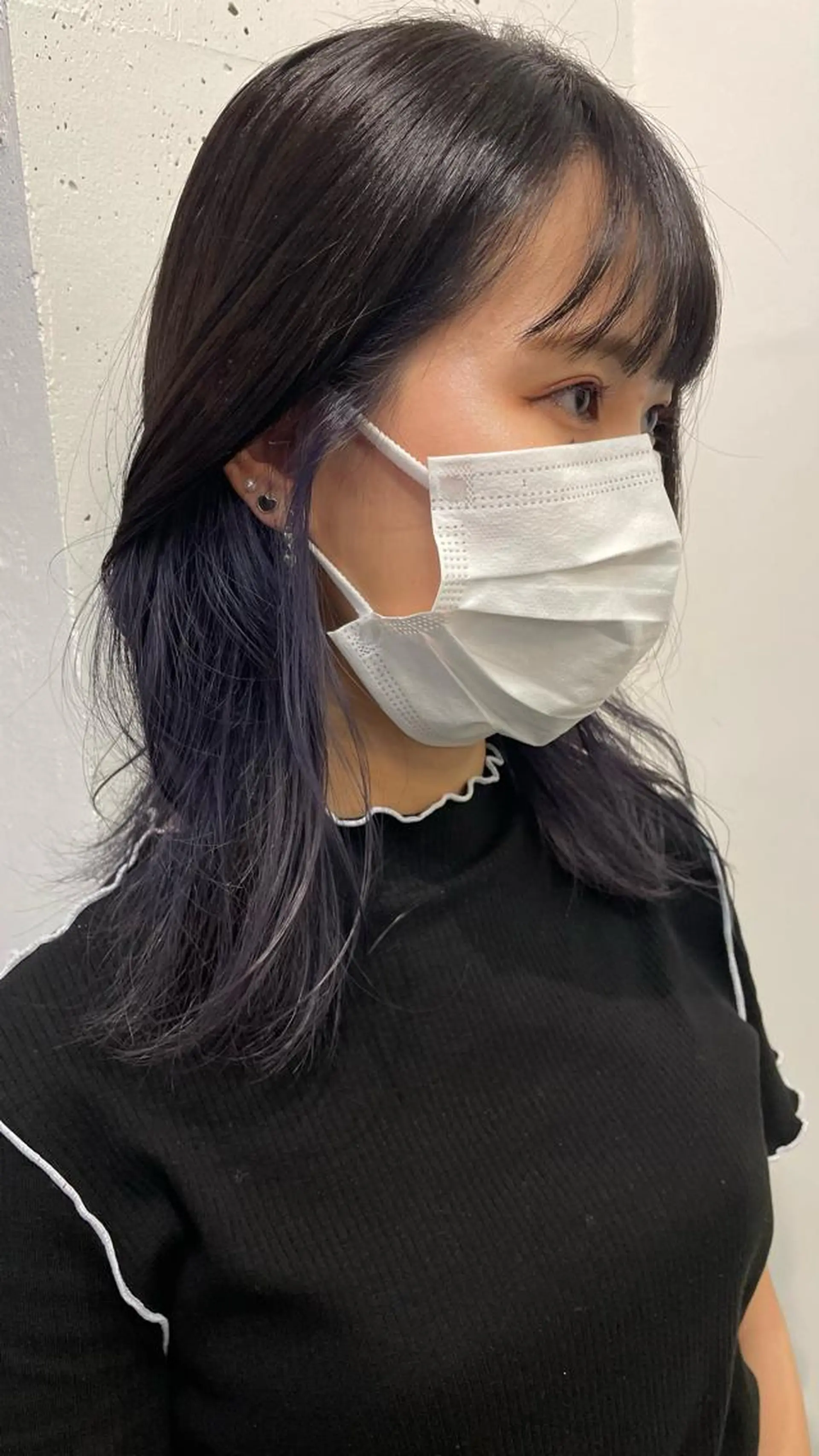 ミディアム カットモデル募集 長谷川のヘアスタイル