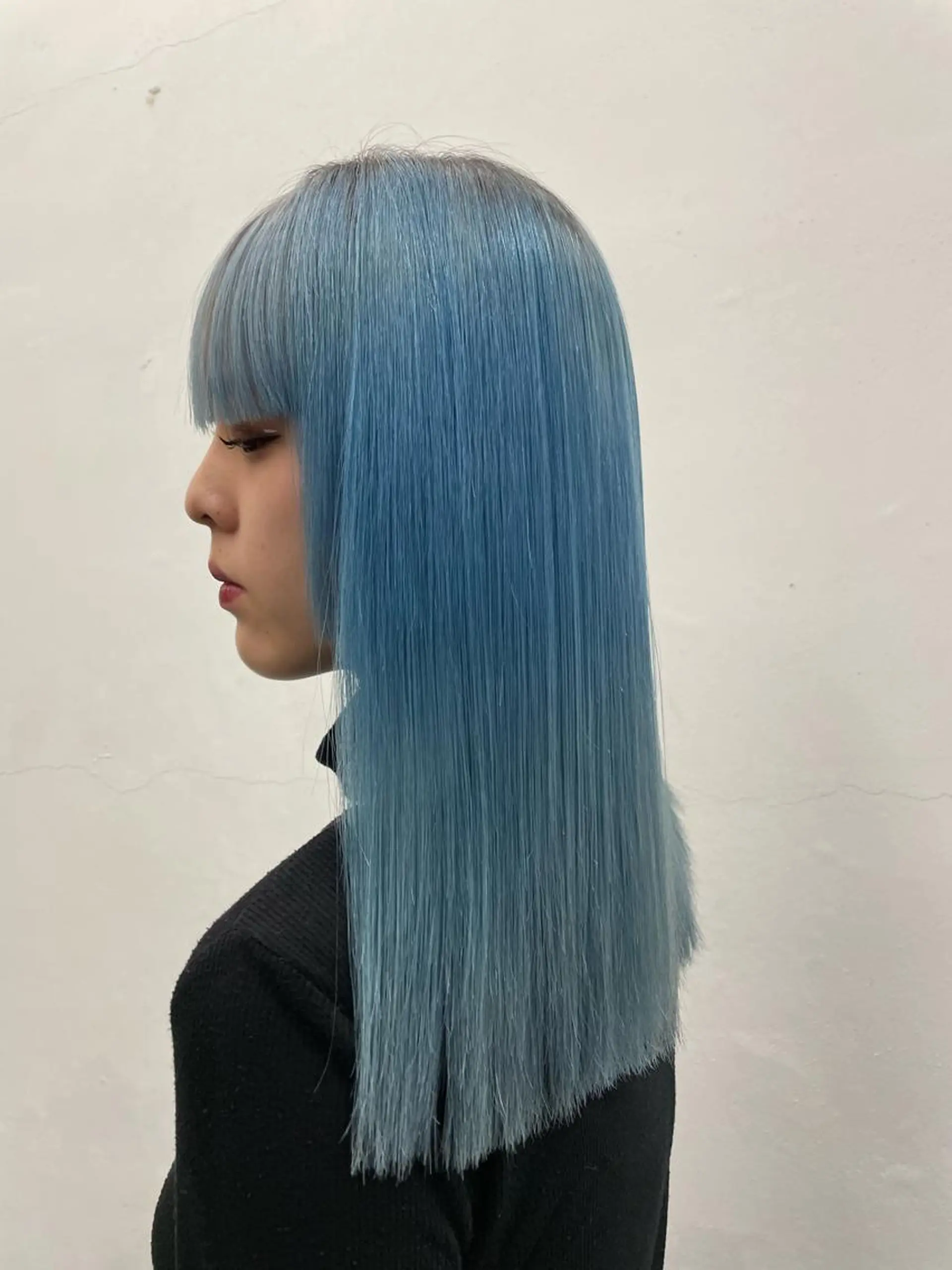 セミロング カラー ryuei /原宿のヘアスタイル