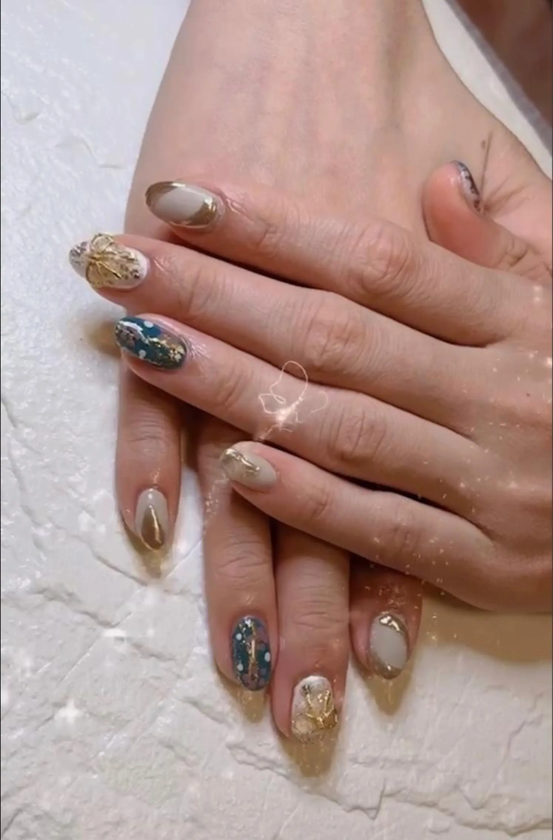 ネイル 成人式 ecru エクリュのネイルデザイン