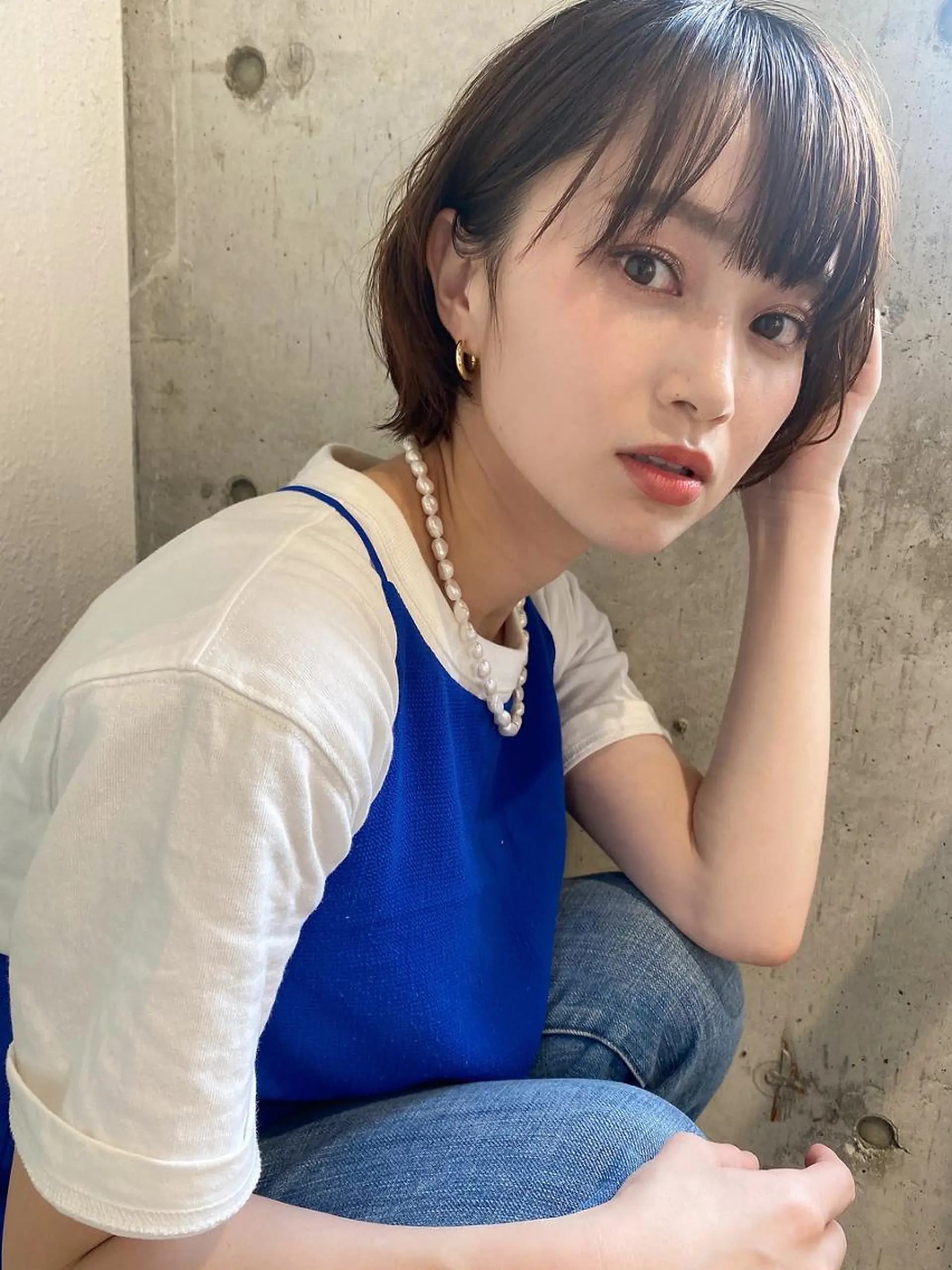 カラー セミロング ⭐️Shelter by TOKYO⭐️のヘアスタイル