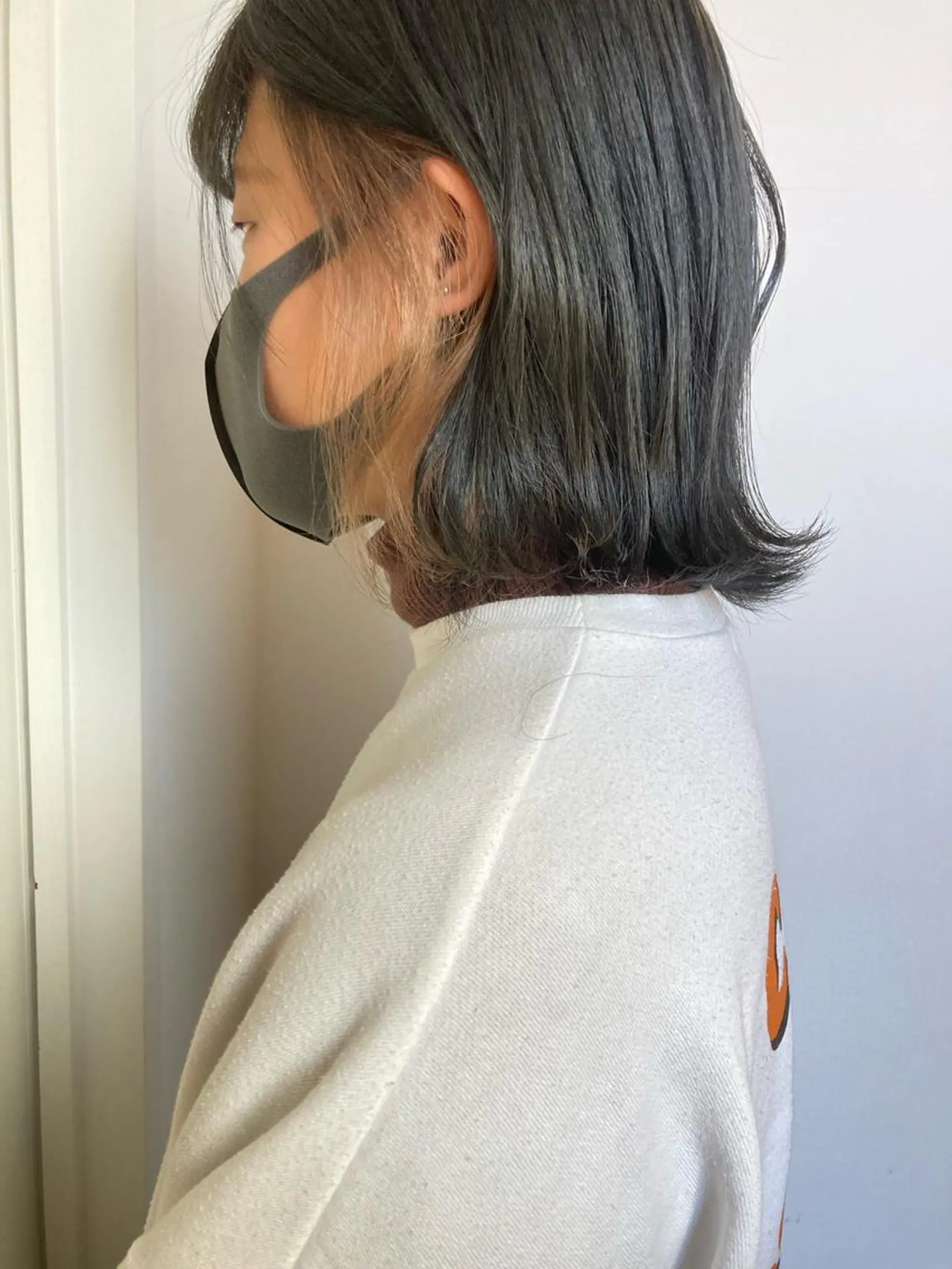 ミディアム カラー ベージュカラー ミルクティーベージュ オリーブベージュ カット ヘアカラー 小木曽智美 /ボブ/ショートのヘアスタイル