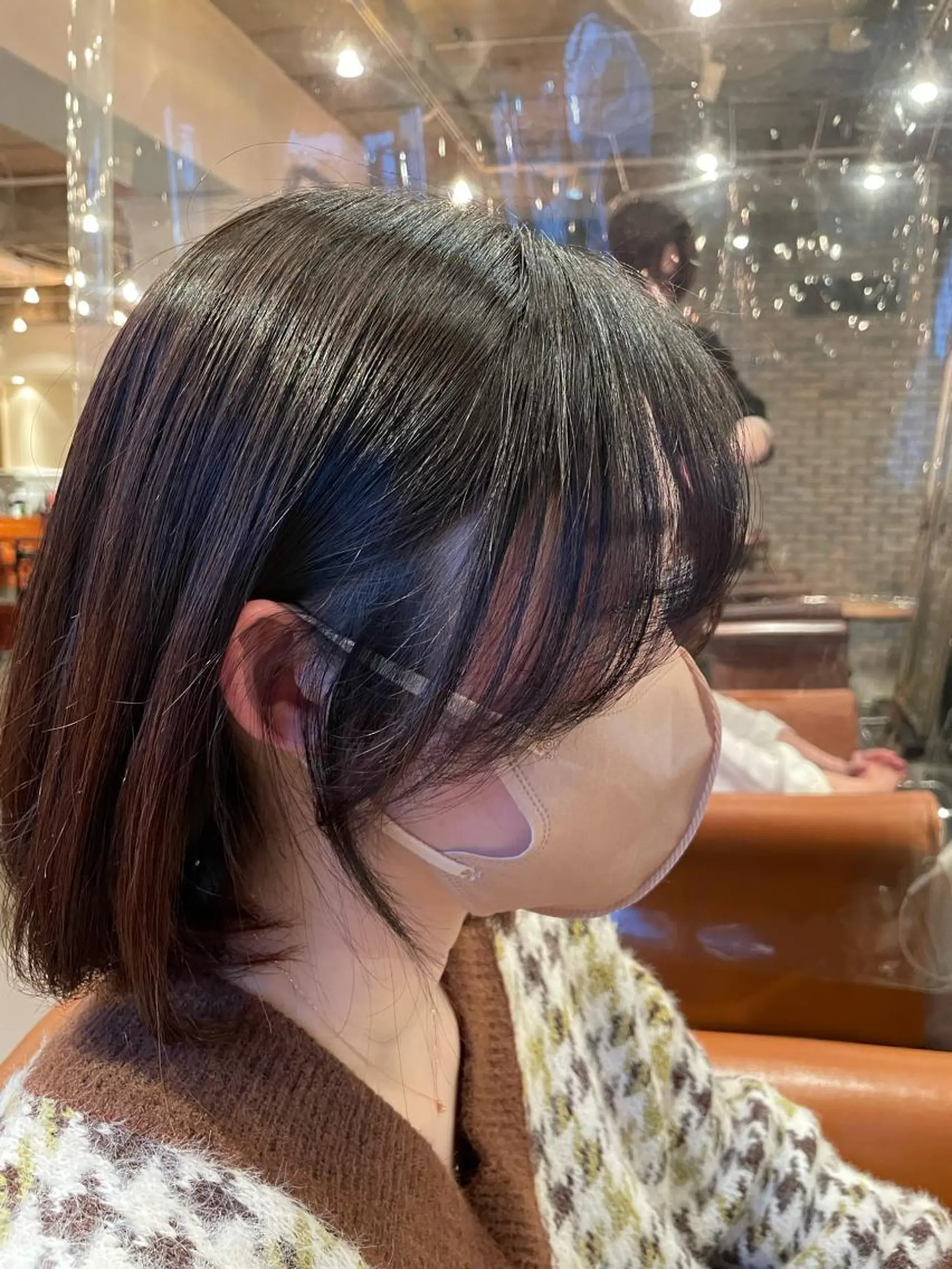 ショート ヘアアレンジ 顔周りカット 韓国風ヘア 縮毛矯正 カット 縮毛矯正 トリートメント 韓国風カット/ 髪質改善 黒崎のヘアスタイル