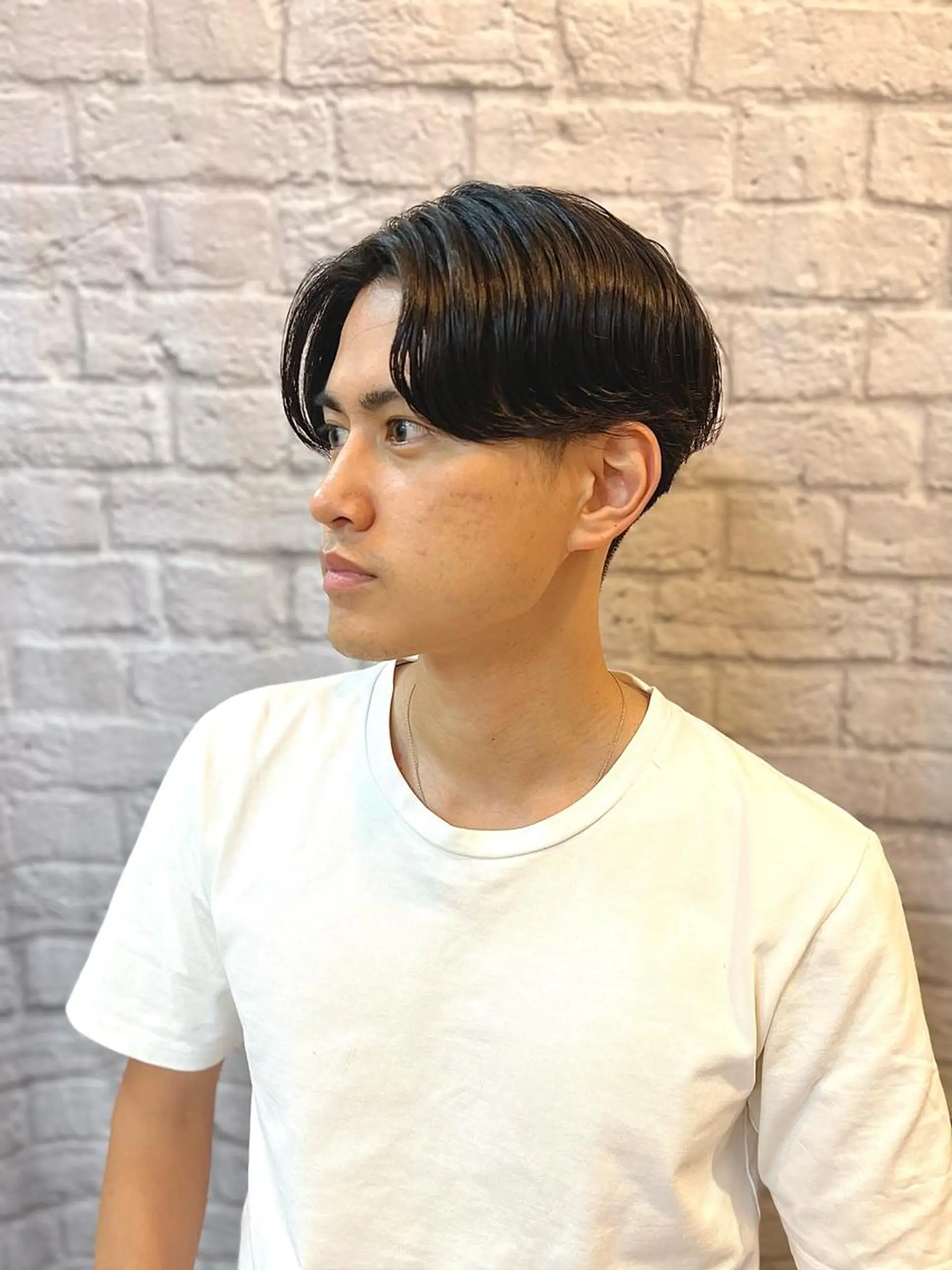 ミディアム パーマ メンズ カット パーマ 【メンズカット】 黒田美穂のヘアスタイル