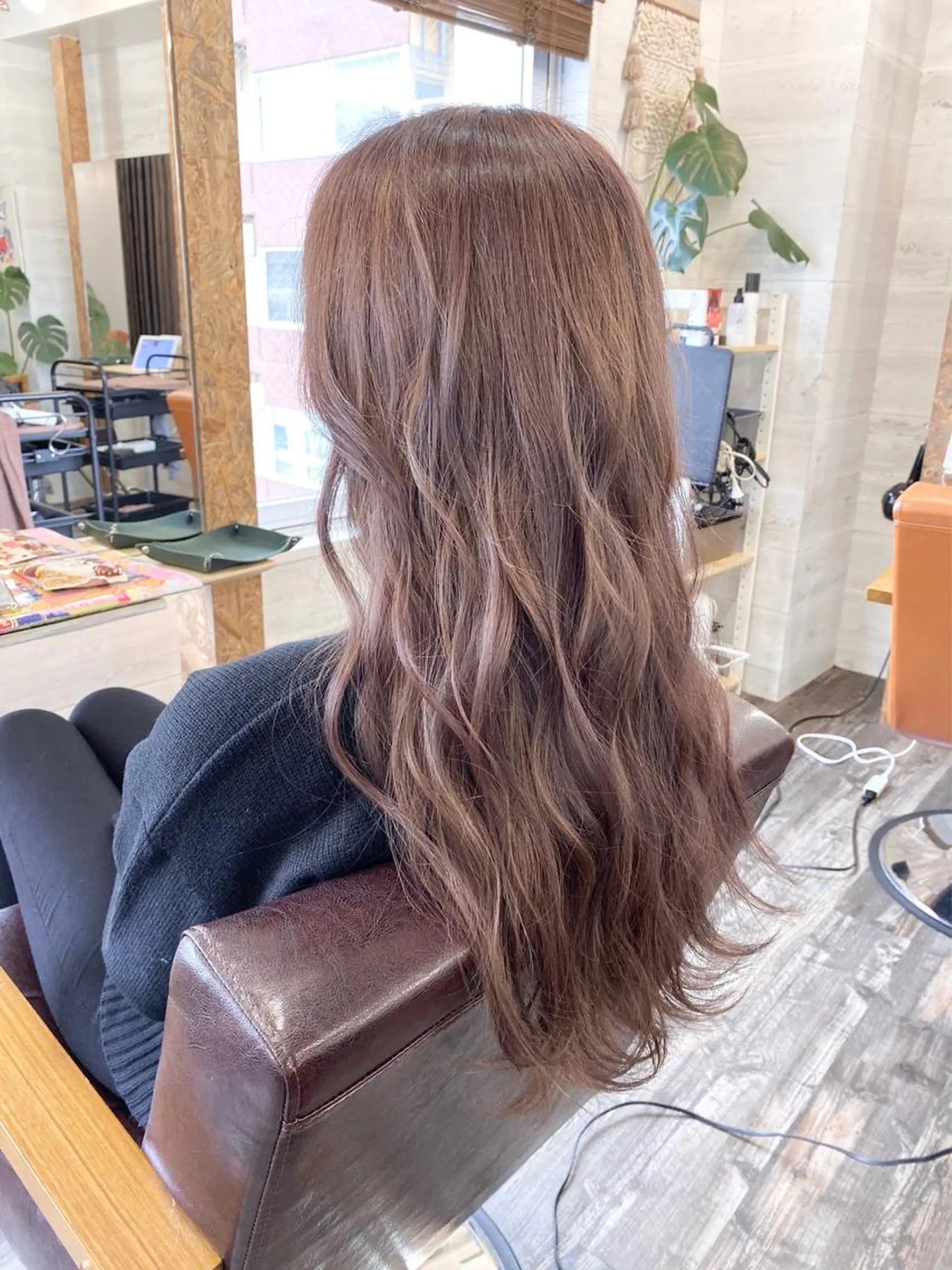 ロング カラー カット ヘアカラー トリートメント プチプラ&ハイクオ リティ✰Lilly✰のヘアスタイル