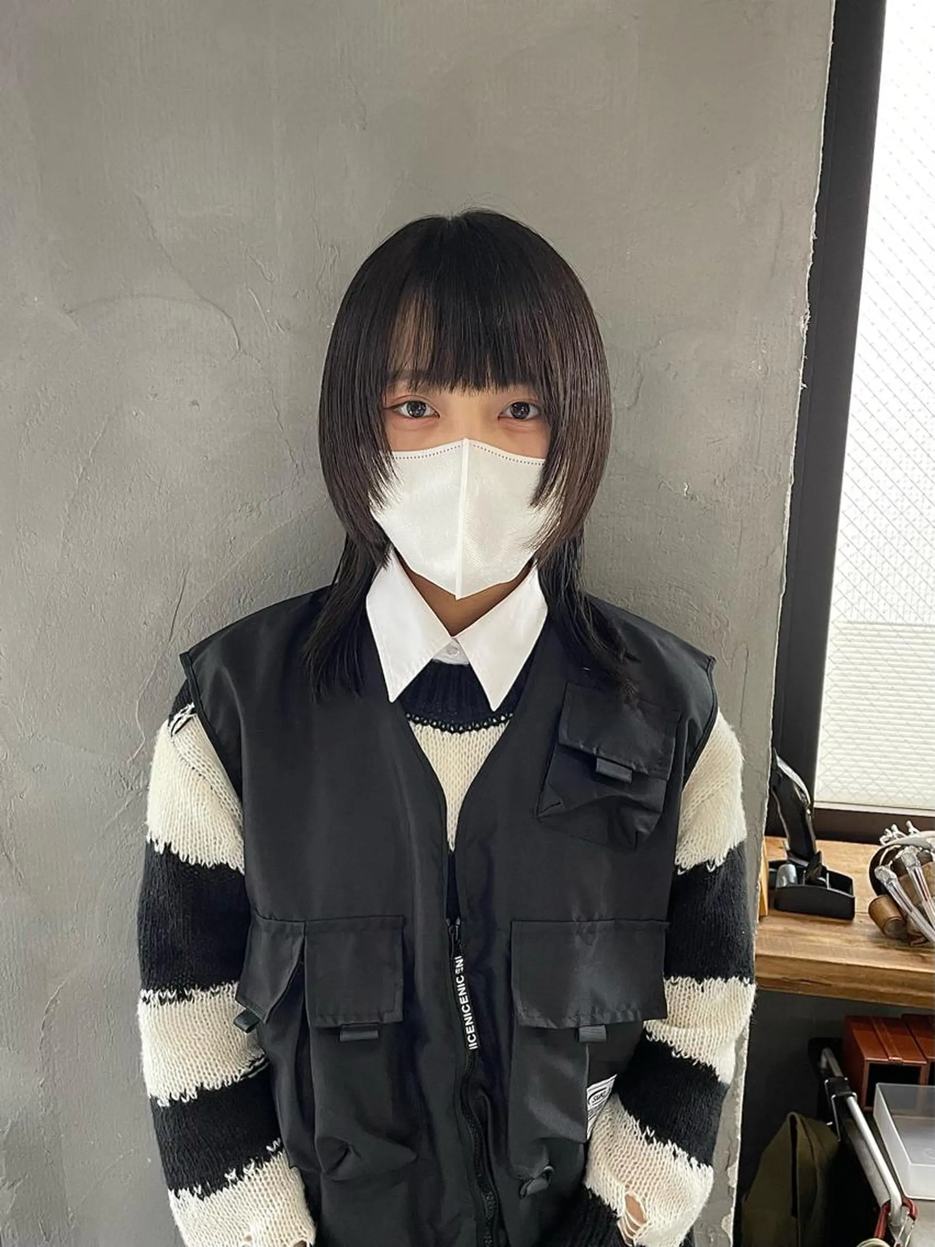 ミディアム ウルフカット ウルフ/レイヤー🪐 MANAのヘアスタイル