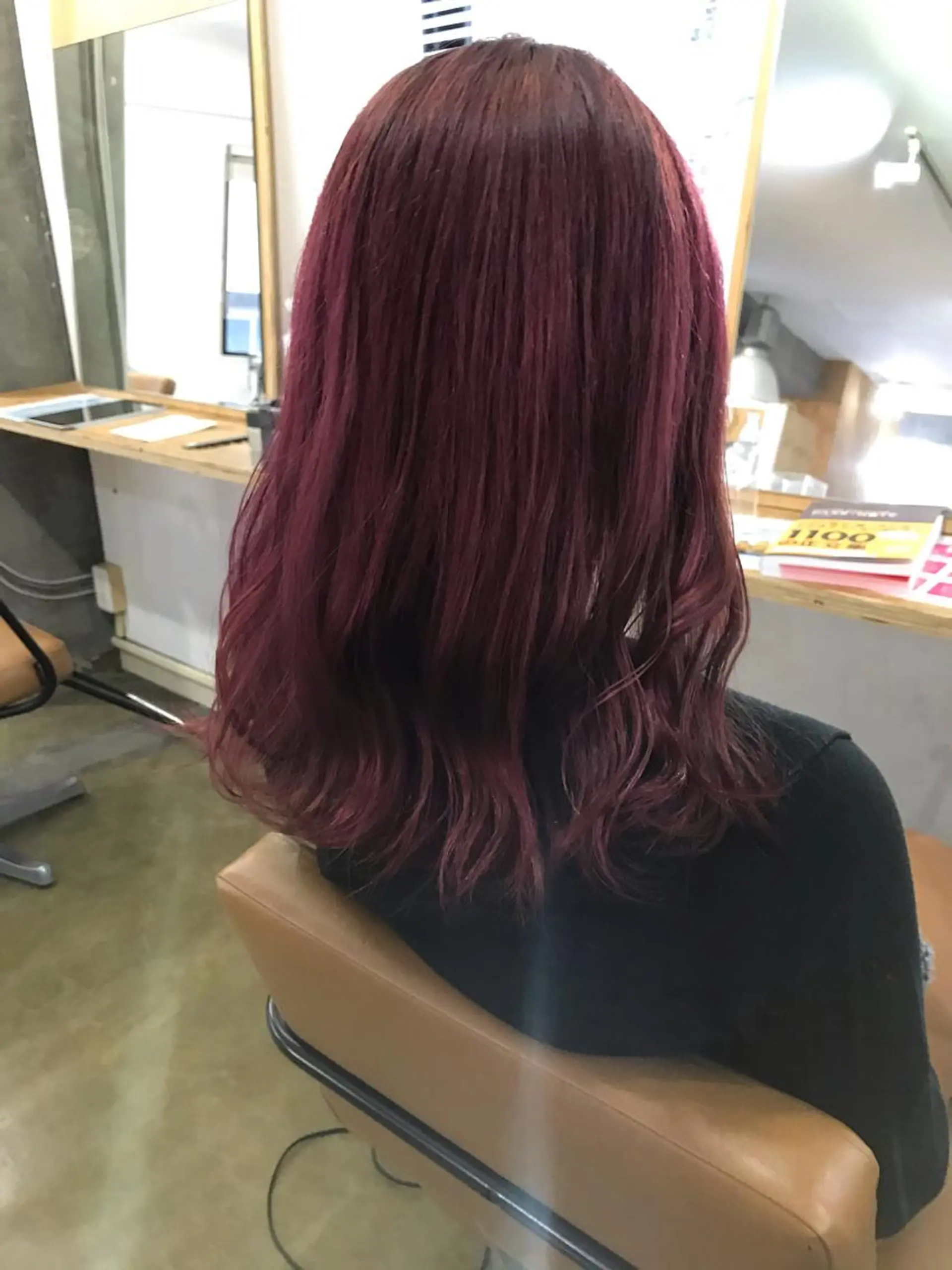 ミディアム カラー ピンクカラー ヘアカラー 縮毛矯正 トリートメント 💎髪質改善💎 デザイナーshinのヘアスタイル