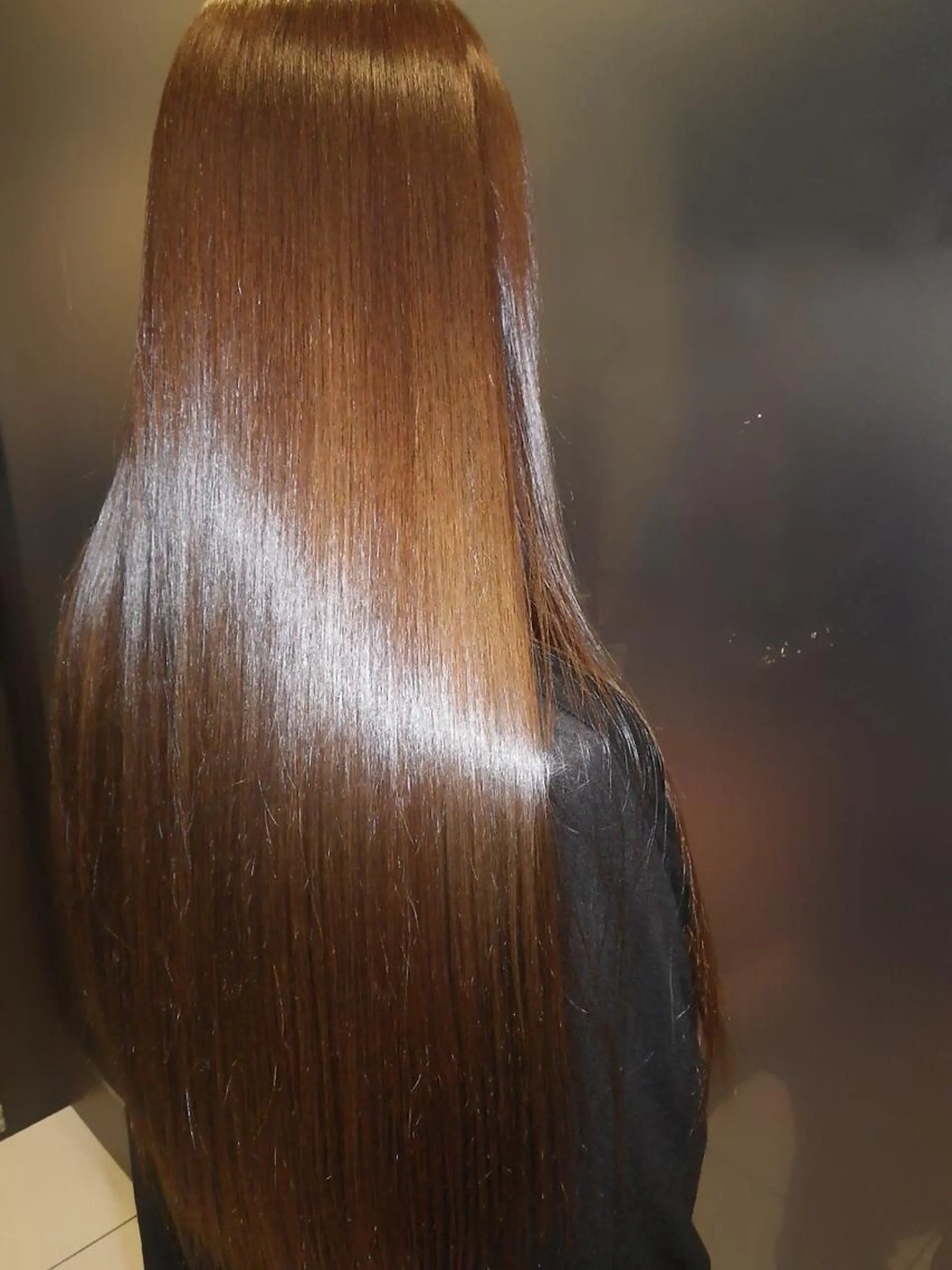 カラー ロング アッシュ アッシュブラウン ベージュカラー 黒髪 ブルーカラー newi hauoli札幌駅前のヘアスタイル