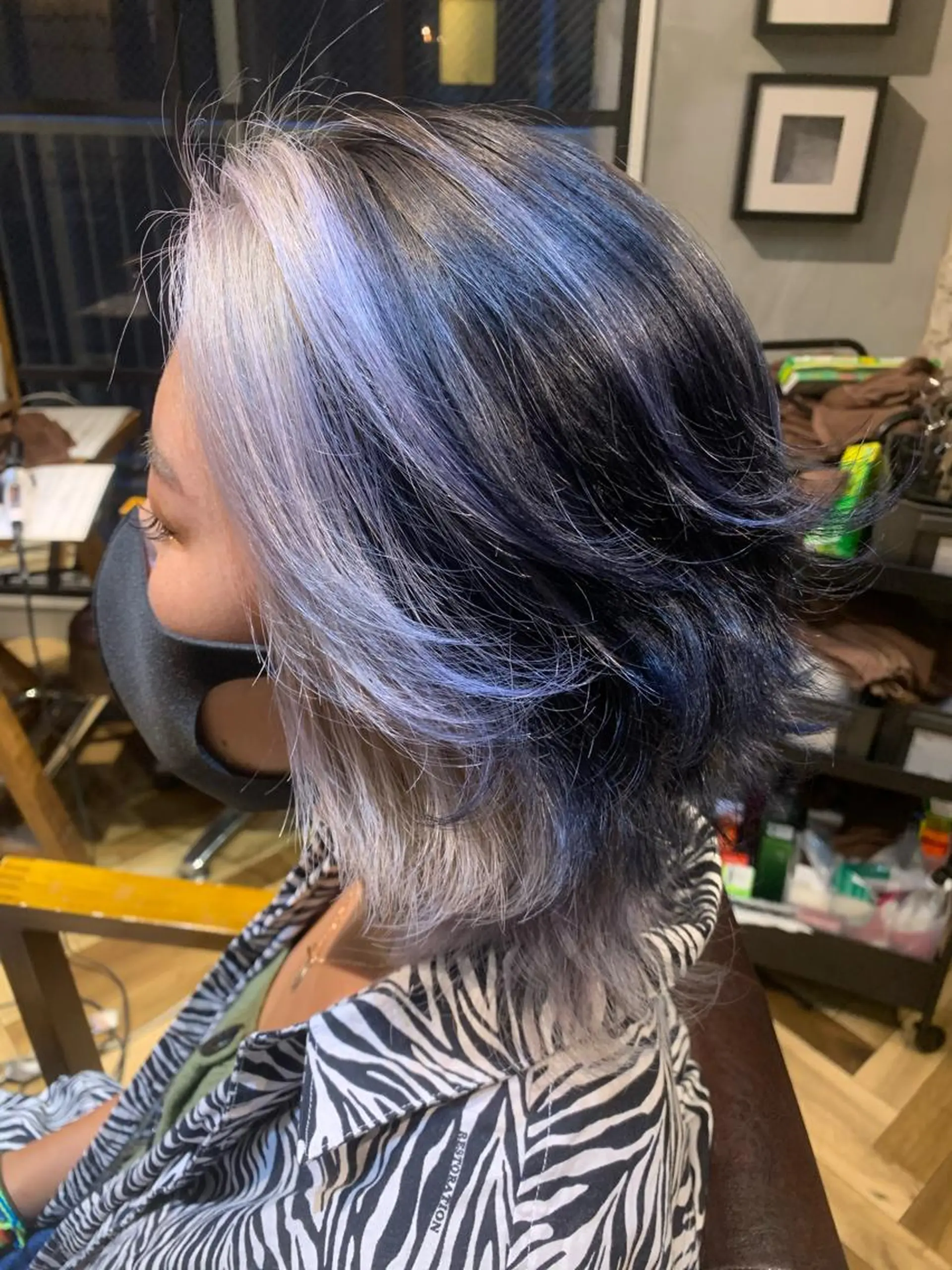 ミディアム amie三宮 NAKANOのヘアスタイル