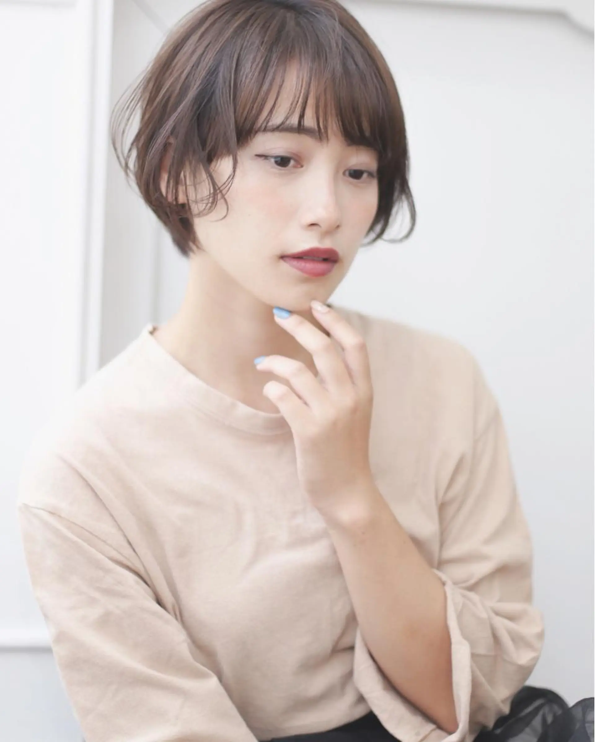 ショート ボブ ショートヘア カット ヘアカラー トリートメント ＨＩ ROのヘアスタイル