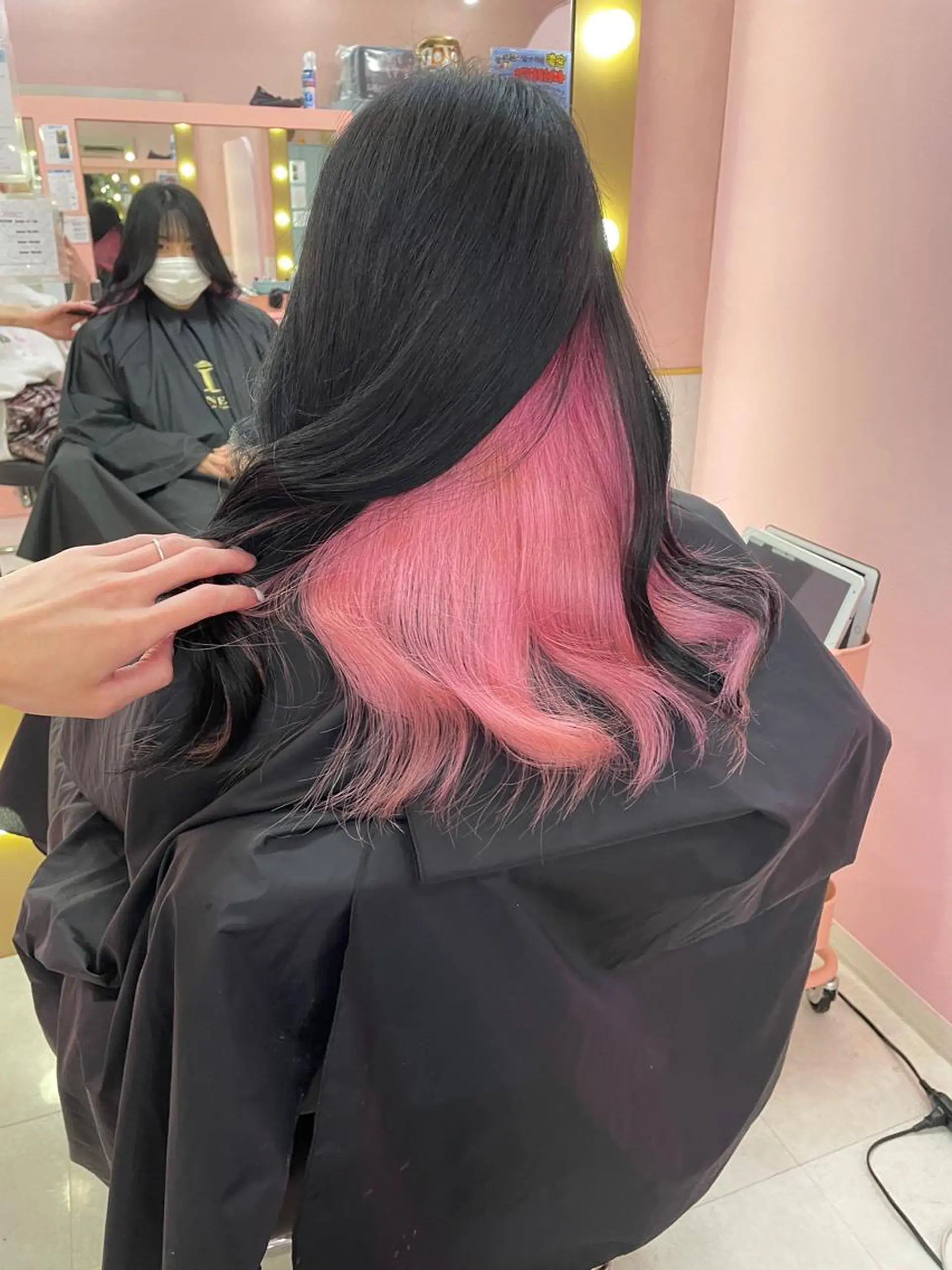 セミロング ヘアカラー トリートメント ❄️💛エクステ ブリーチ❄️yukiのヘアスタイル