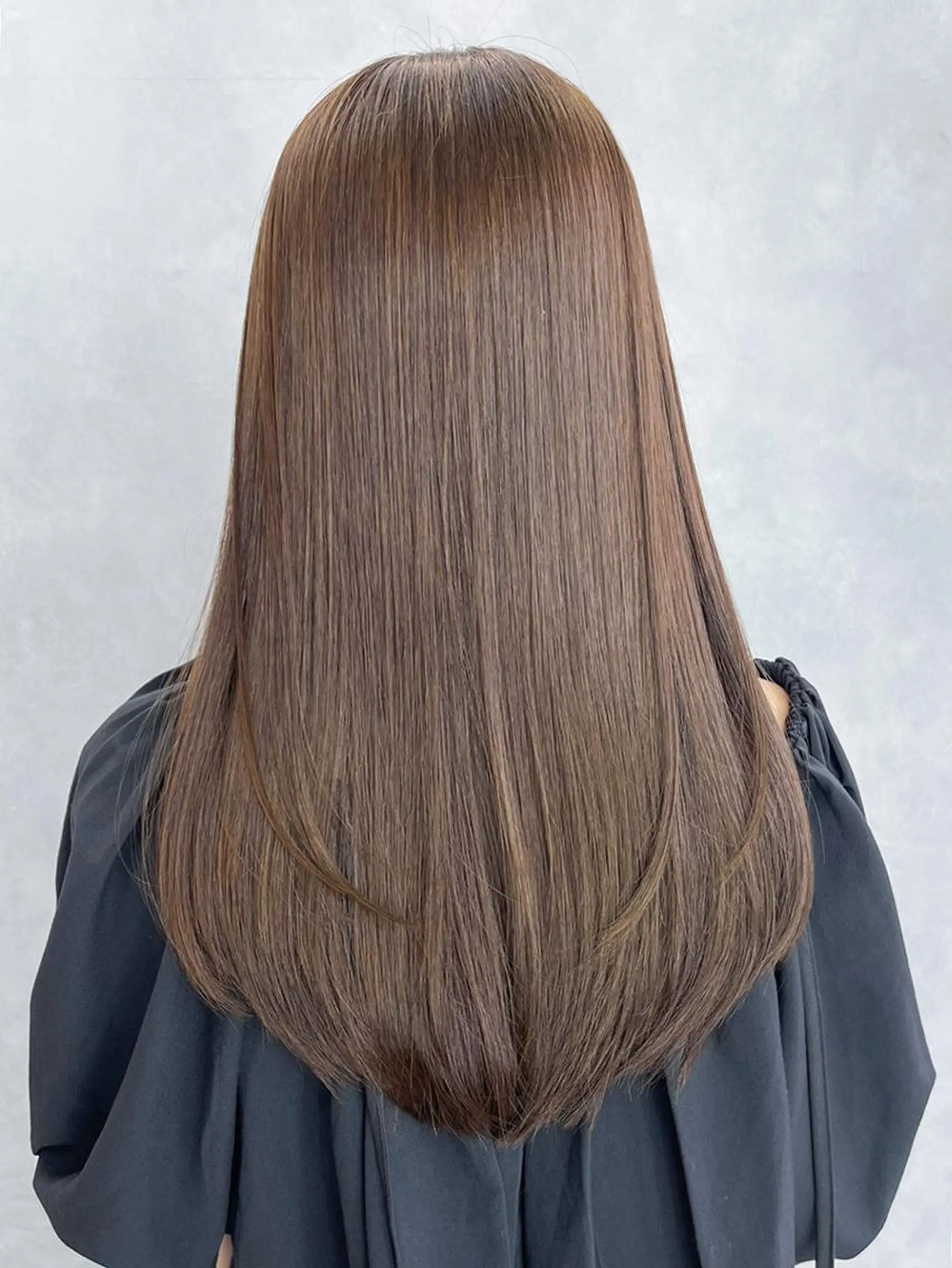ロング カラー レイヤーカット ローレイヤー カット ヘアカラー トリートメント ITbyALBUM 松戸のヘアスタイル