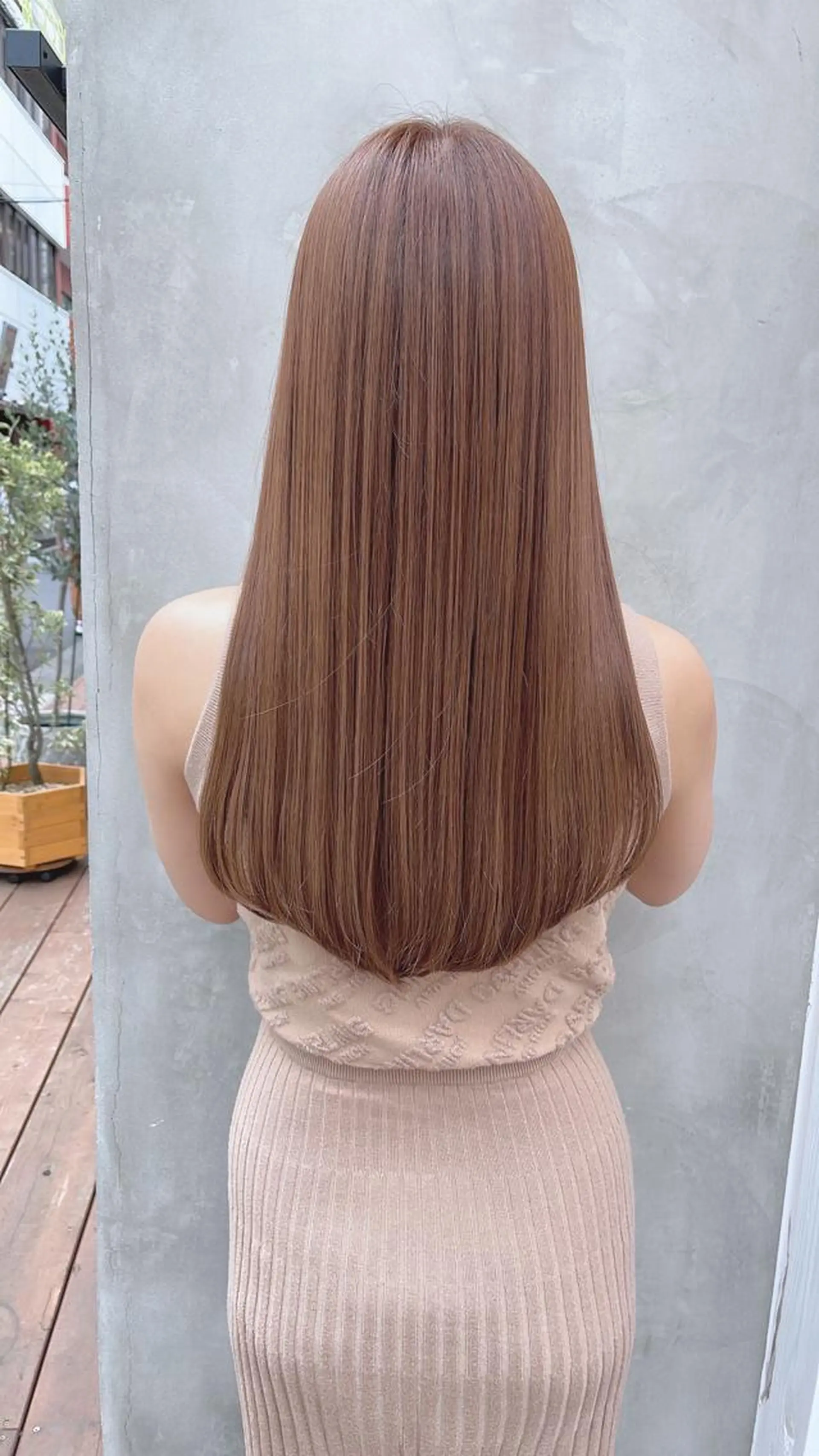 ロング カラー 中顔面短縮 顔まわり新田大翔のヘアスタイル