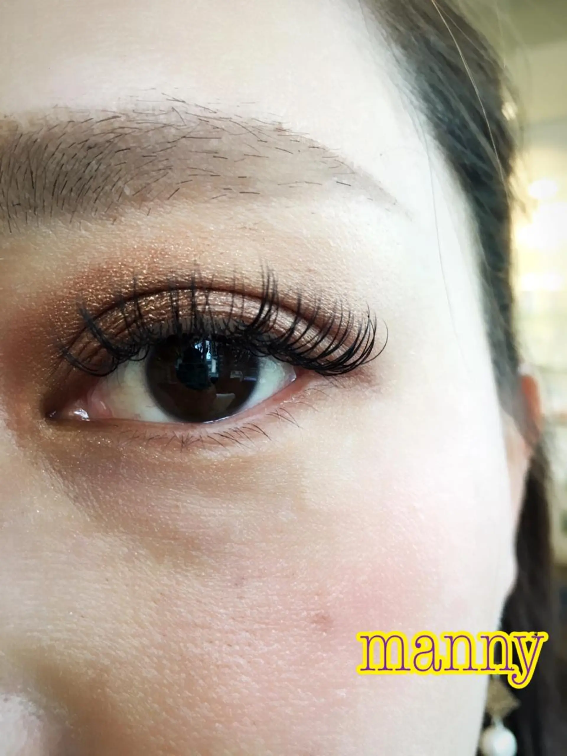 マツエク・マツパ 付け放題 Dカール マツエク manny eyelashのマツエク・マツパデザイン