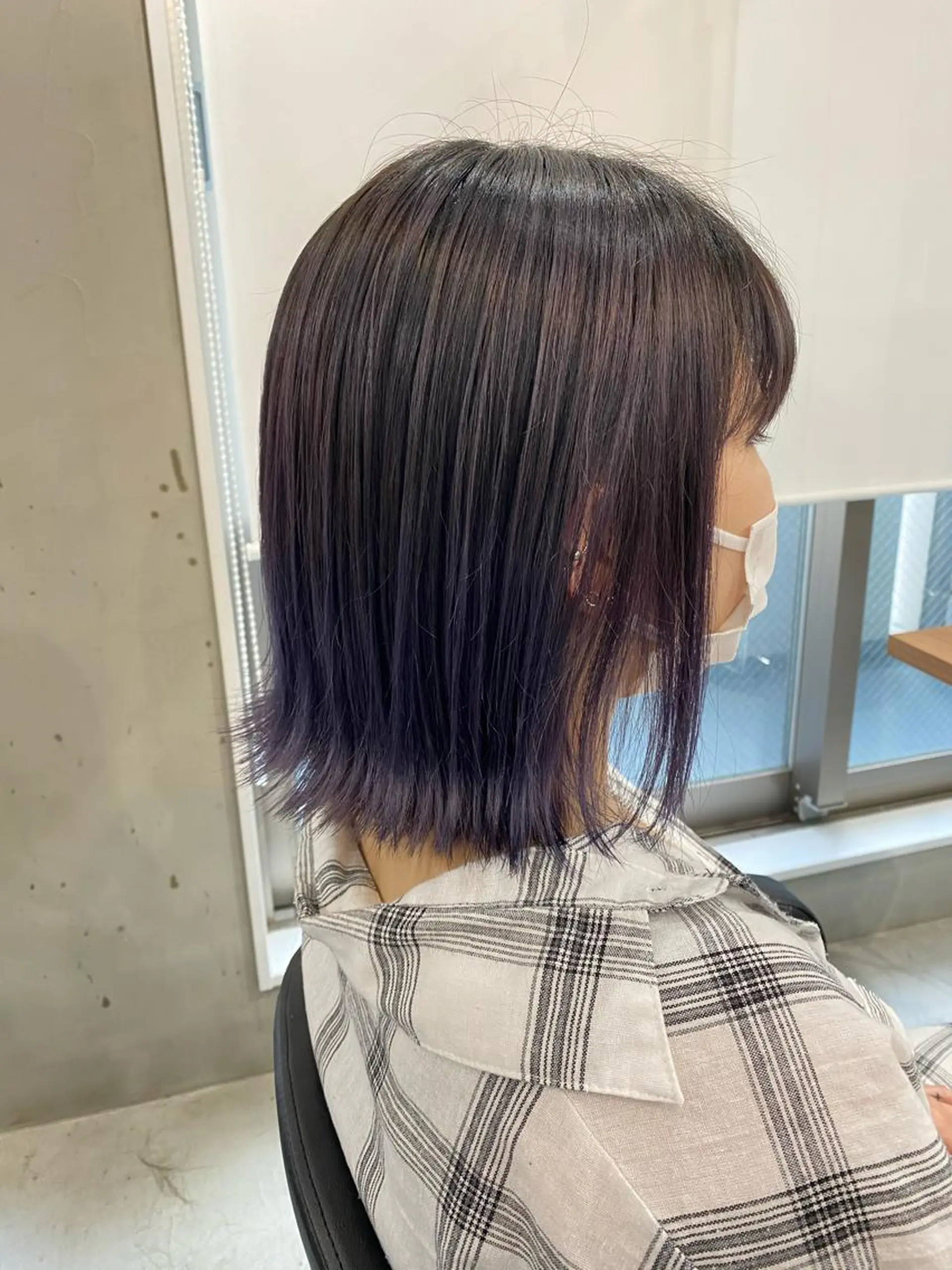 ミディアム yuuka🌻 ハイライト/艶カラーのヘアスタイル